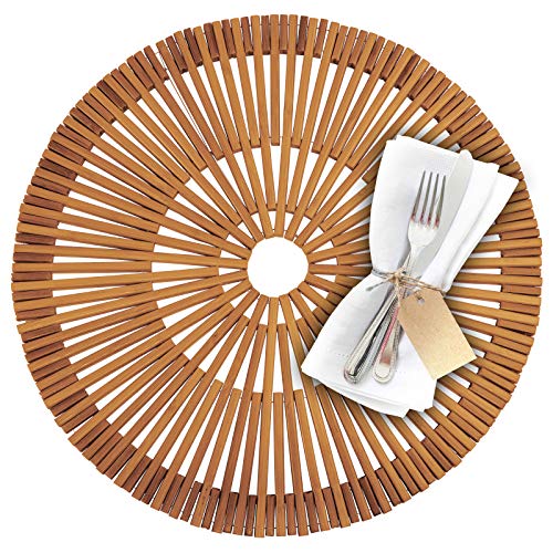 westmark-701422e1-set-de-table-rondo-en-bambou-fait-main-rond-38-cm-edition-sale image 8
