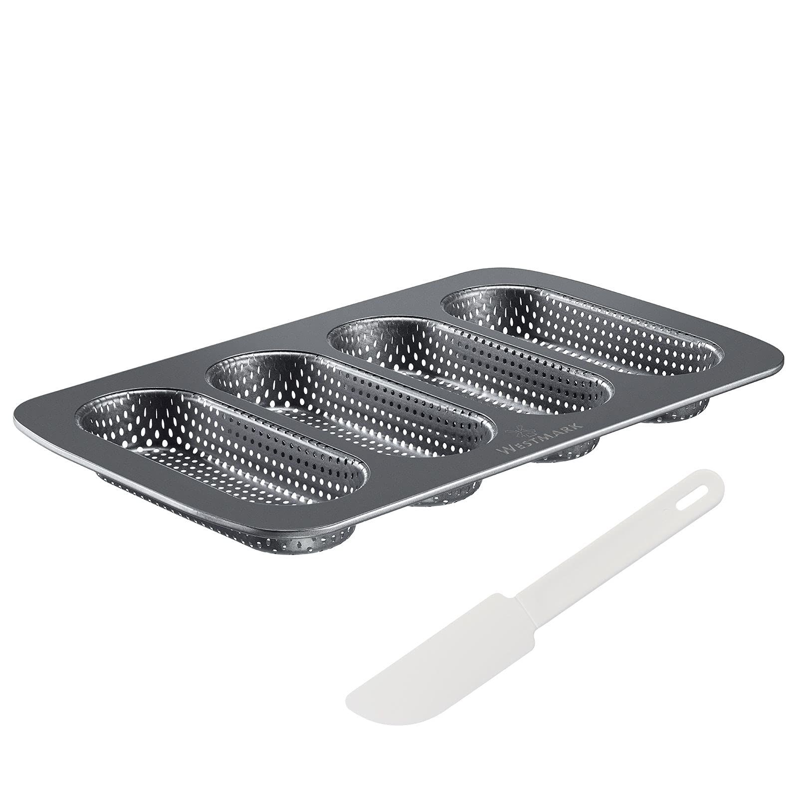 westmark-327222e6-moule-burger-d-mouleur-en-acier-anti-adh-sif-lot-de-2-pi-ces image 1