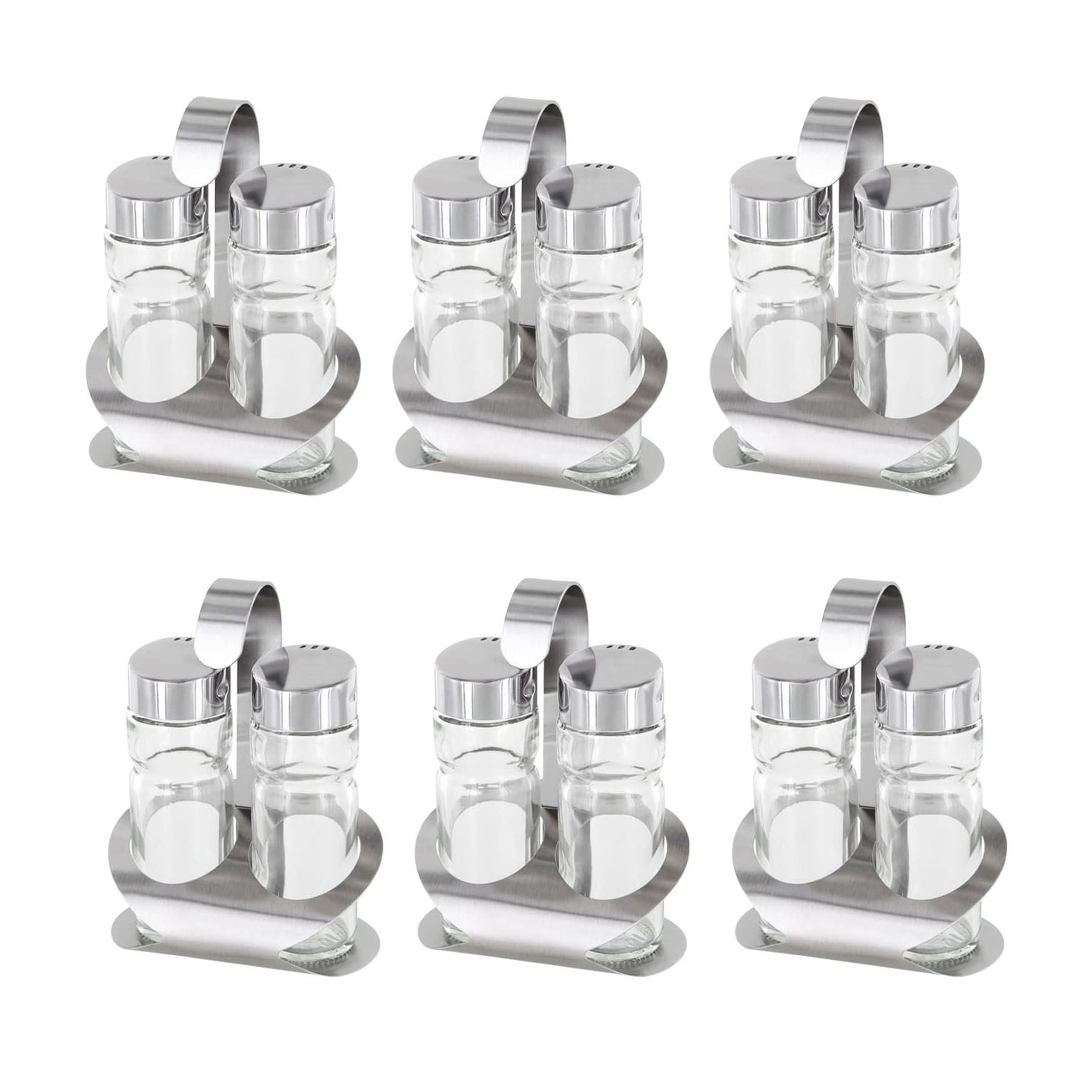 westmark-wien-650222e2-set-de-6-sali-res-et-poivri-res-en-verre-avec-support-aci image 1
