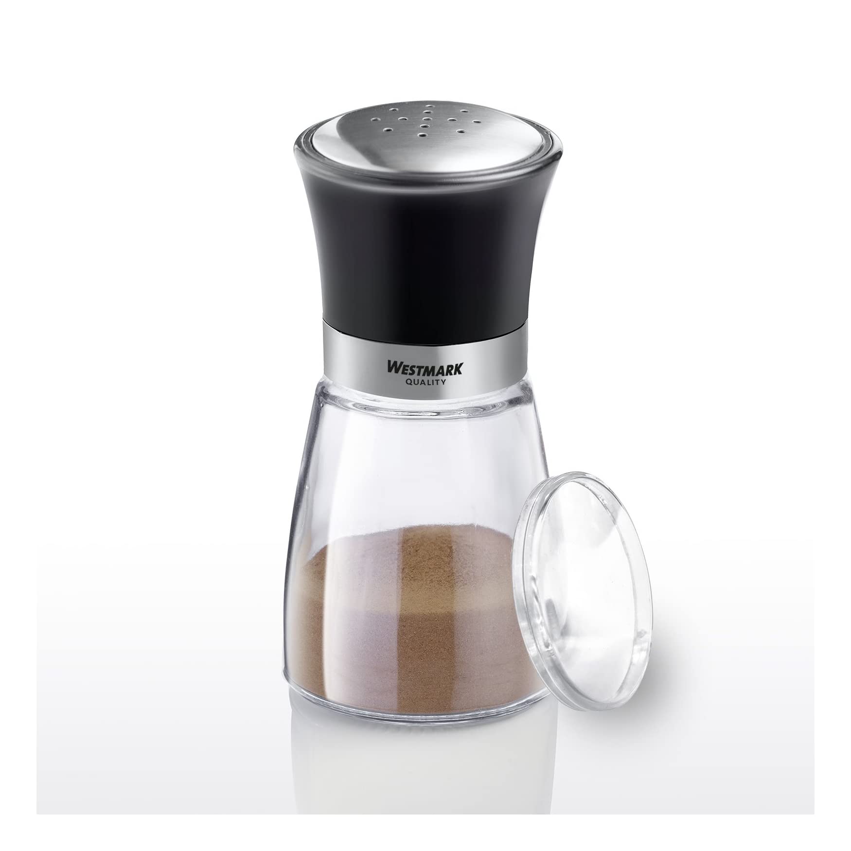 westmark-saupoudreur-pices-blacky-63502260-pot-190-ml-verre-avec-couvercle-aroma image 4