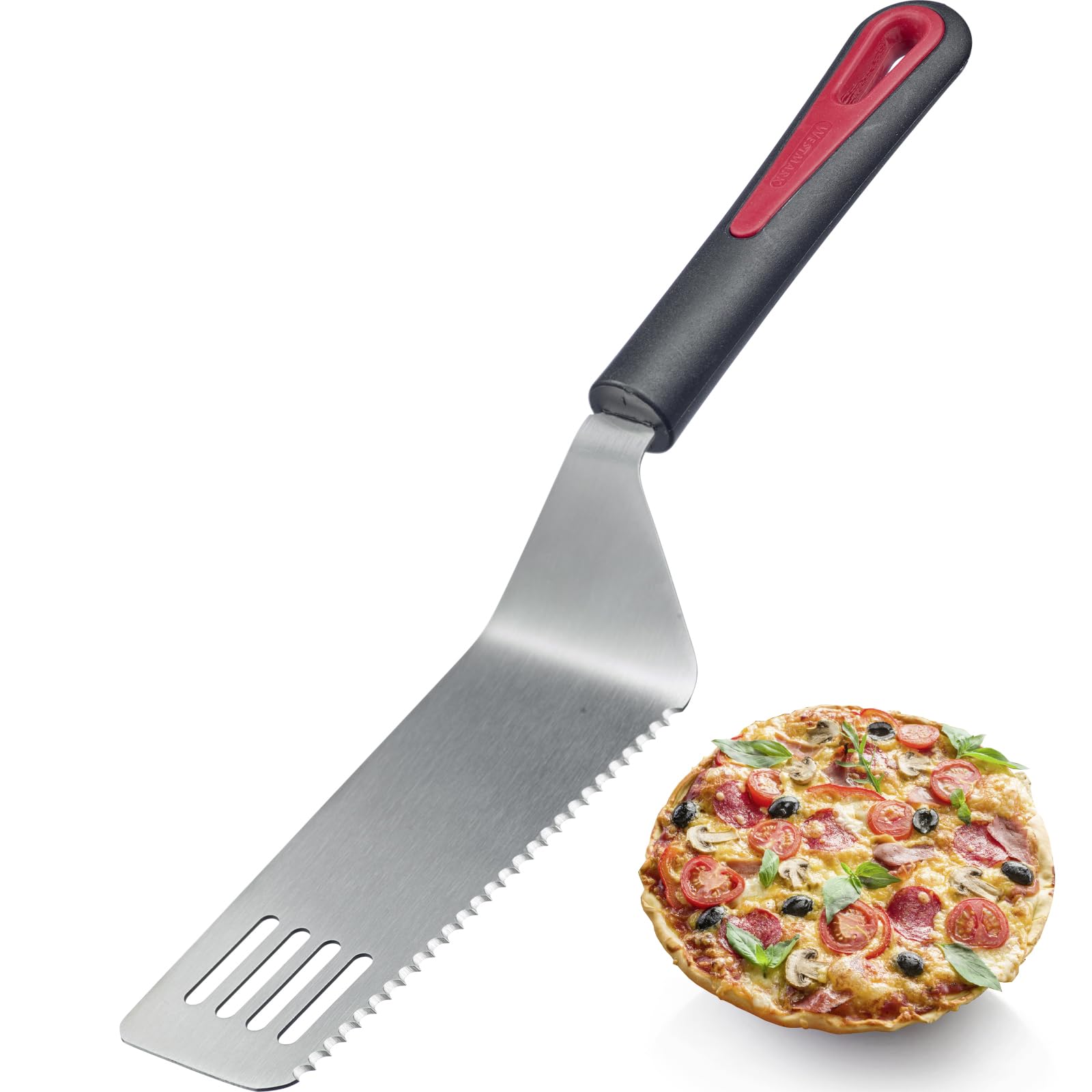 westmark-gallant-29332270-spatule-tranchante-plastique-et-acier-inoxydable-noir- image 3