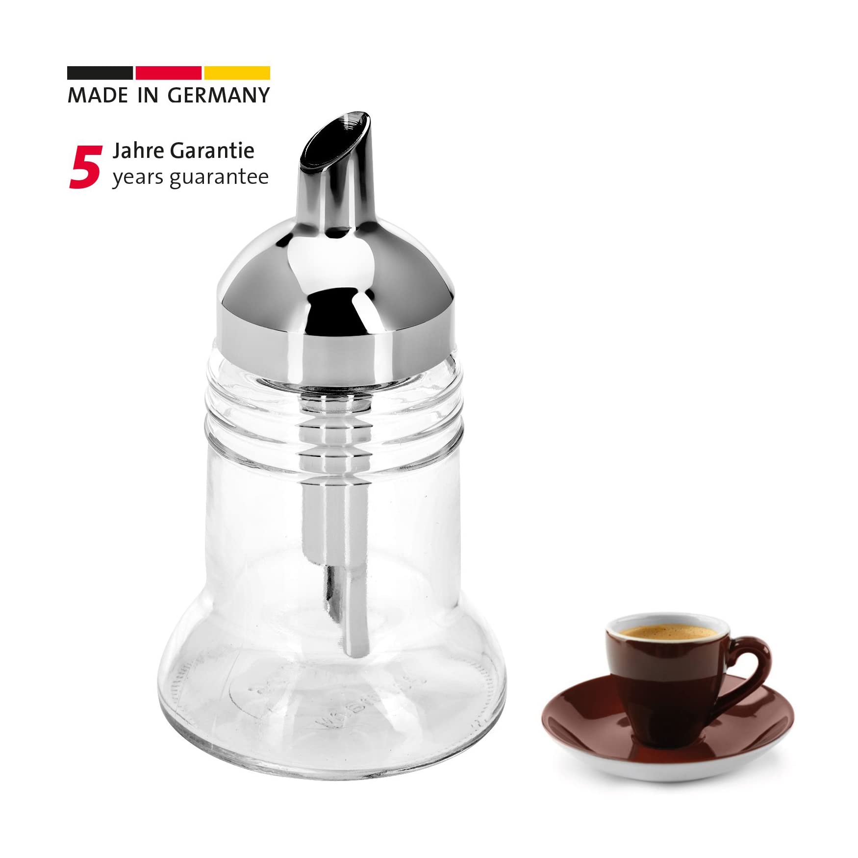 westmark-634322e2-doseurs-sucre-paris-chrome-lot-de-6-verre-et-abs-chrom-argent- image 2
