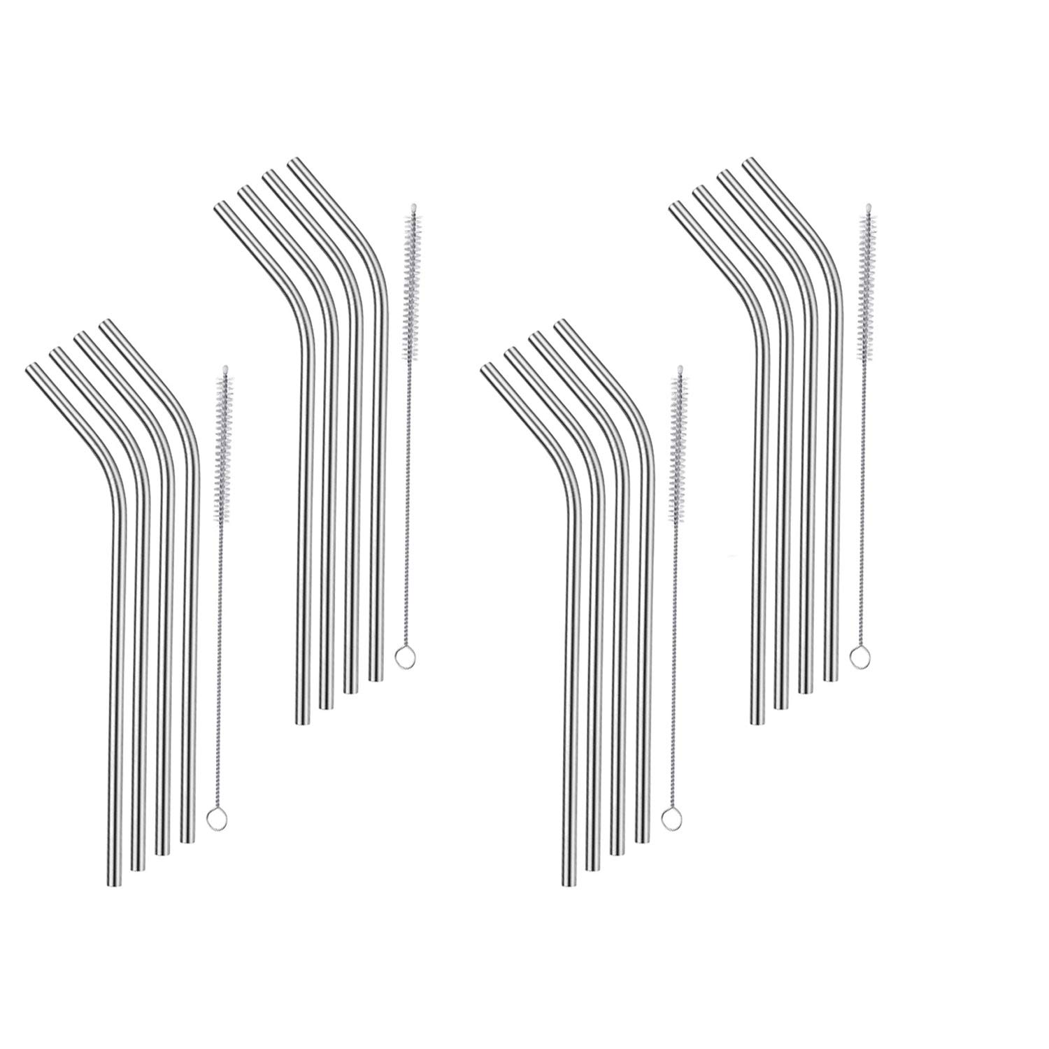 westmark-627422e2-lot-de-16-pailles-r-utilisables-en-acier-inoxydable-18-10-coud image 1