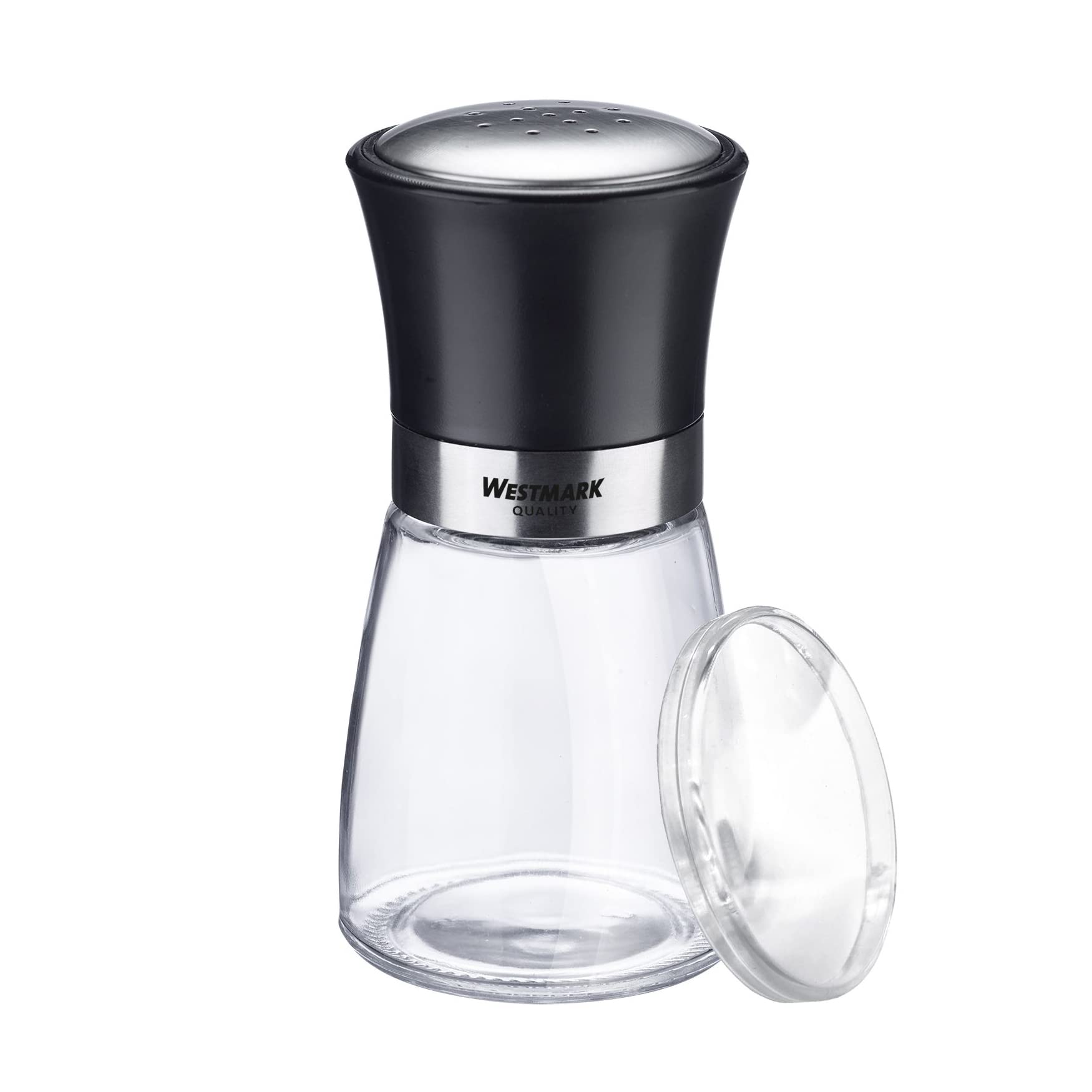 westmark-saupoudreur-pices-blacky-63502260-pot-190-ml-verre-avec-couvercle-aroma image 1
