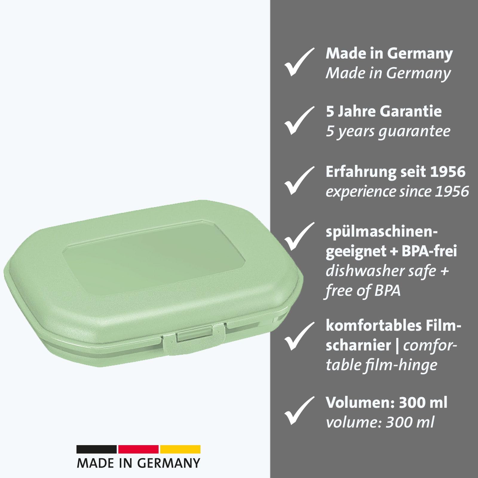 westmark-bo-te-snack-mini-fermeture-clic-plastique-sans-bpa-hauteur-3-7-cm-vert image 2