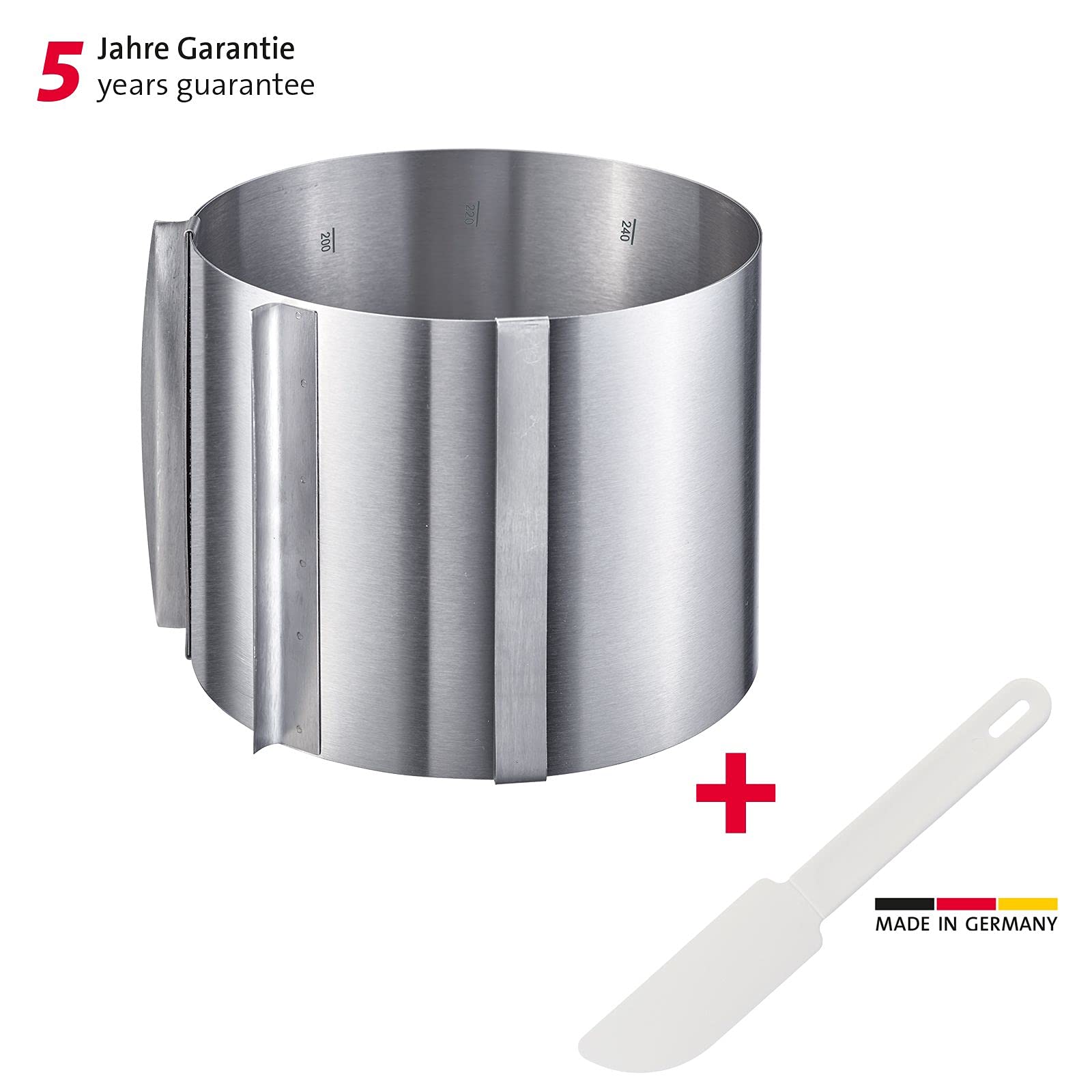 westmark-313022e6-cercle-tarte-r-glable-extra-haut-15-cm-16-30-cm-acier-inoxydab image 2