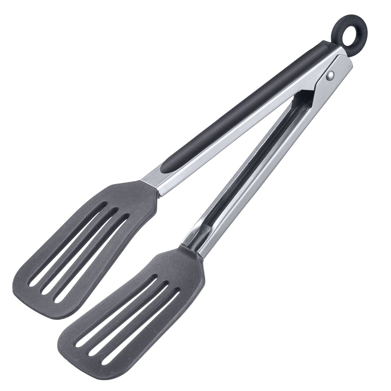westmark-comfort-silicone-mini-pince-de-service-26-5-cm-lames-silicone-acier-ino image 1