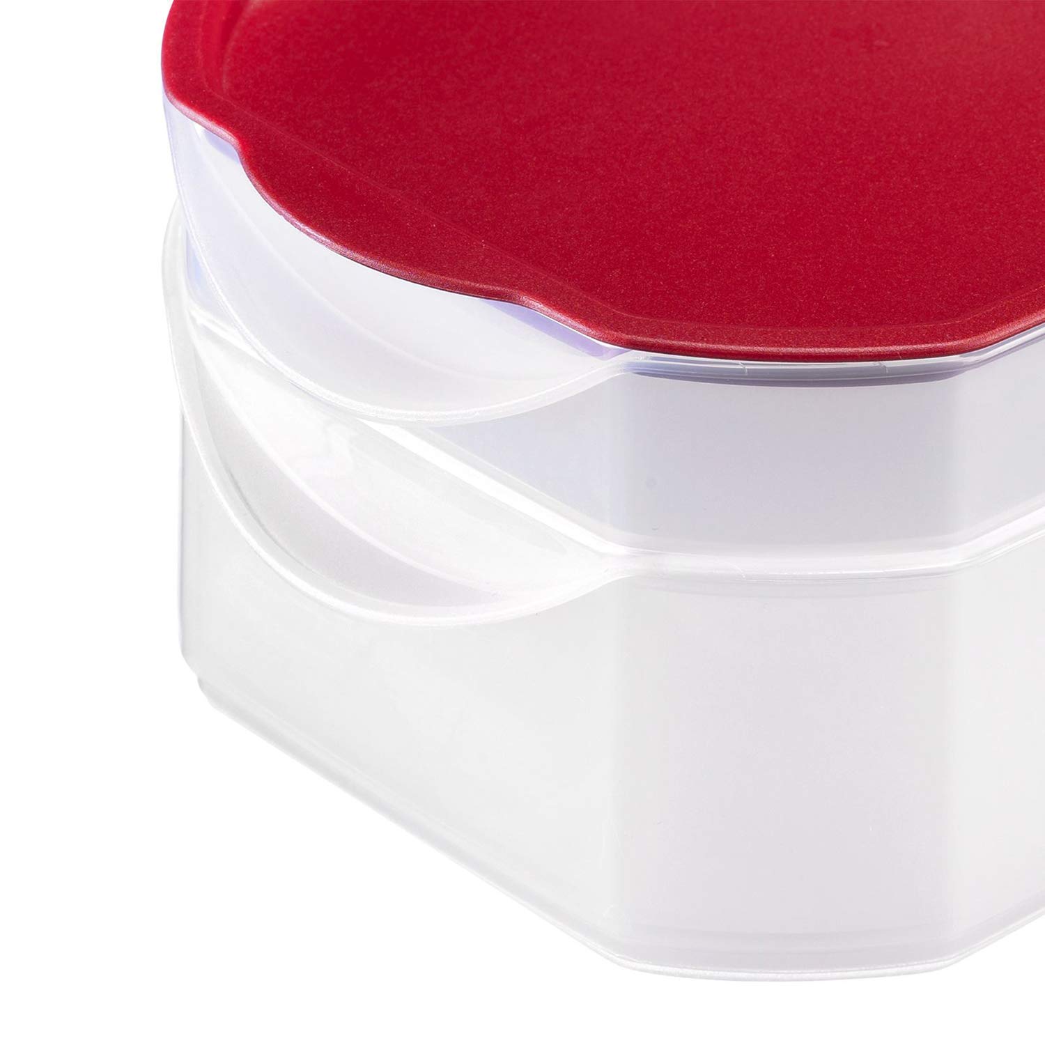 westmark-fresh-set-de-plat-pour-charcuterie-23-cm-transparent-rouge-plastique-23 image 3