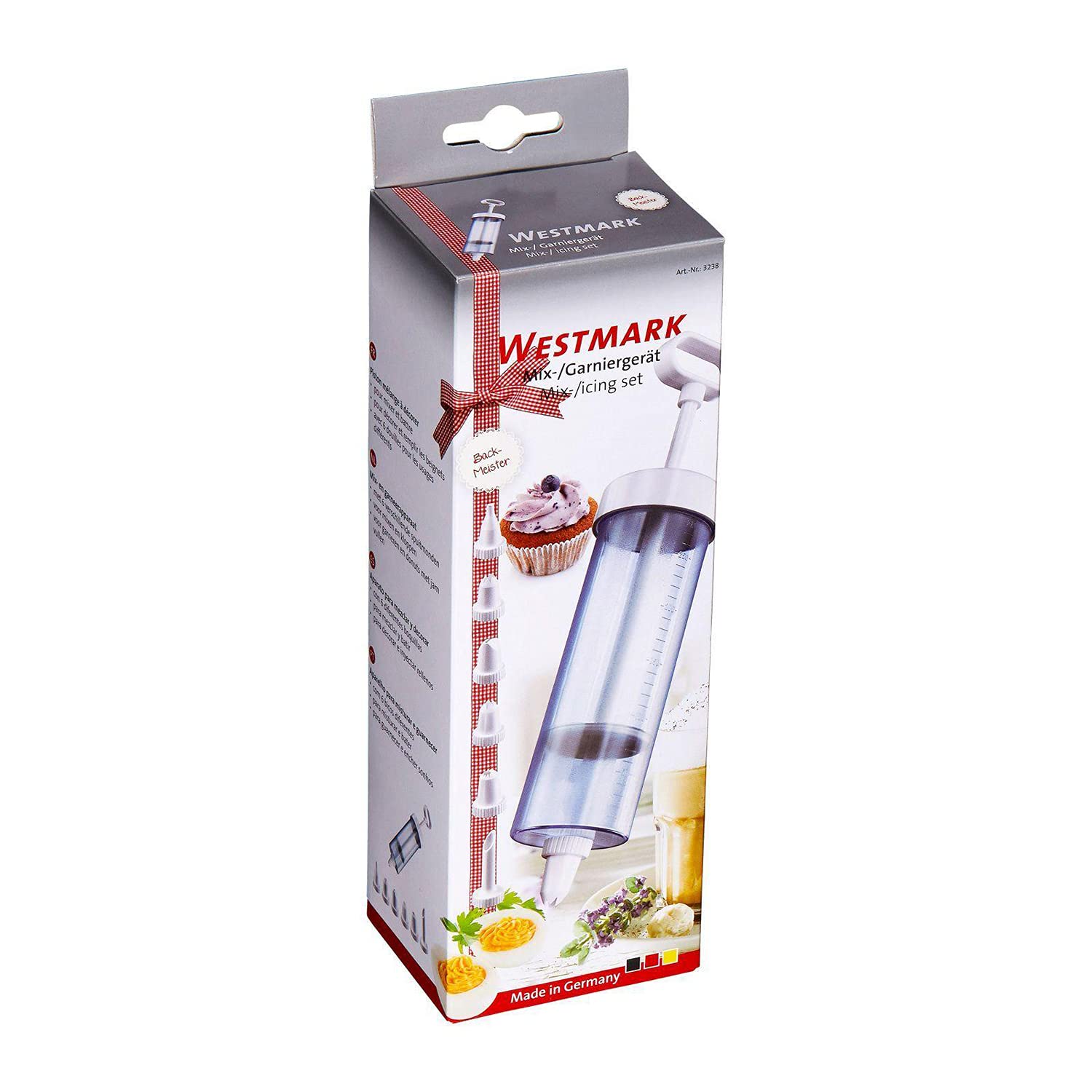 westmark-32382260-seringue-de-m-lange-et-gla-age-280-ml-avec-6-douilles-diff-ren image 8