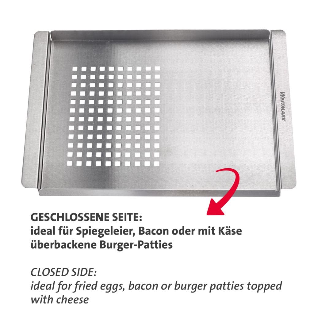 westmark-bol-barbecue-2-en-1-en-acier-inoxydable-plaque-de-grillade-surface-divi image 5
