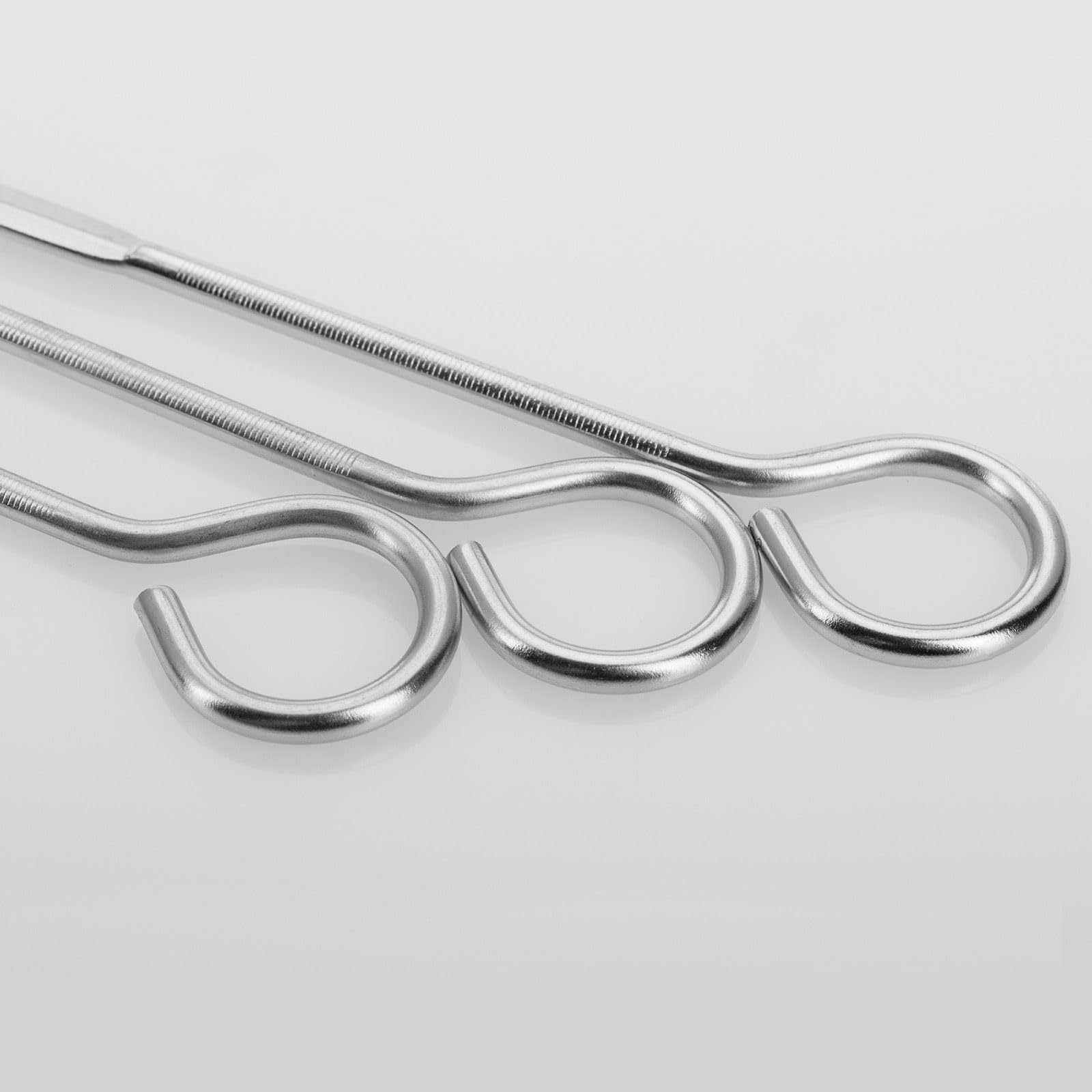 westmark-12622270-piques-brochettes-acier-inoxydable-37-cm-lot-de-3-forme-plate- image 5