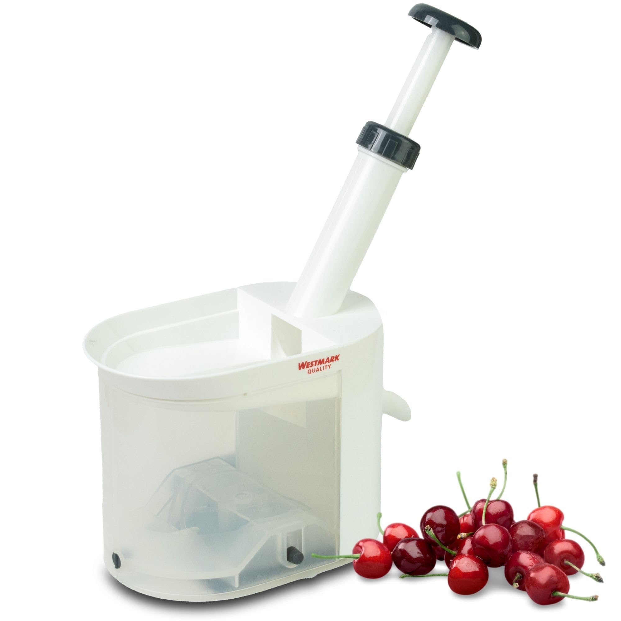 westmark-kirschomat-40702260-d-noyauteur-cerises-avec-goulotte-inclin-e-et-grand image 3