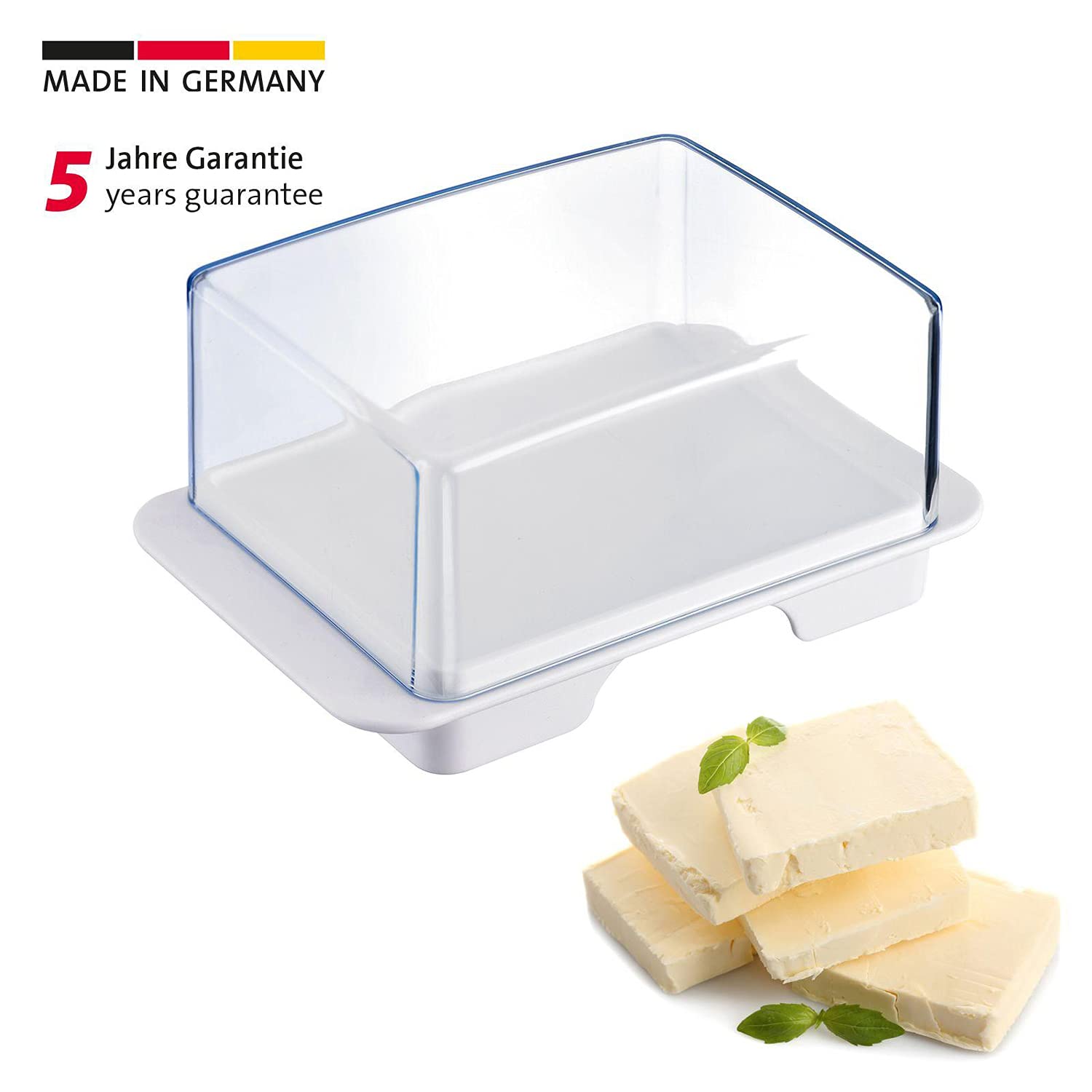 westmark-exclusiv-beurrier-de-r-frig-rateur-en-plastique-blanc-transparent-20862 image 2