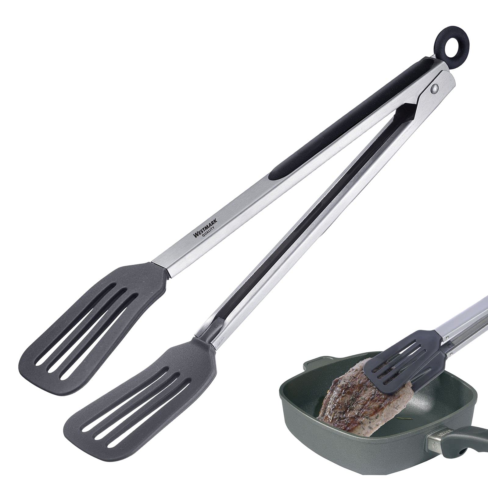 westmark-comfort-silicone-maxi-16122270-pince-de-service-34-cm-grandes-lames-en- image 2