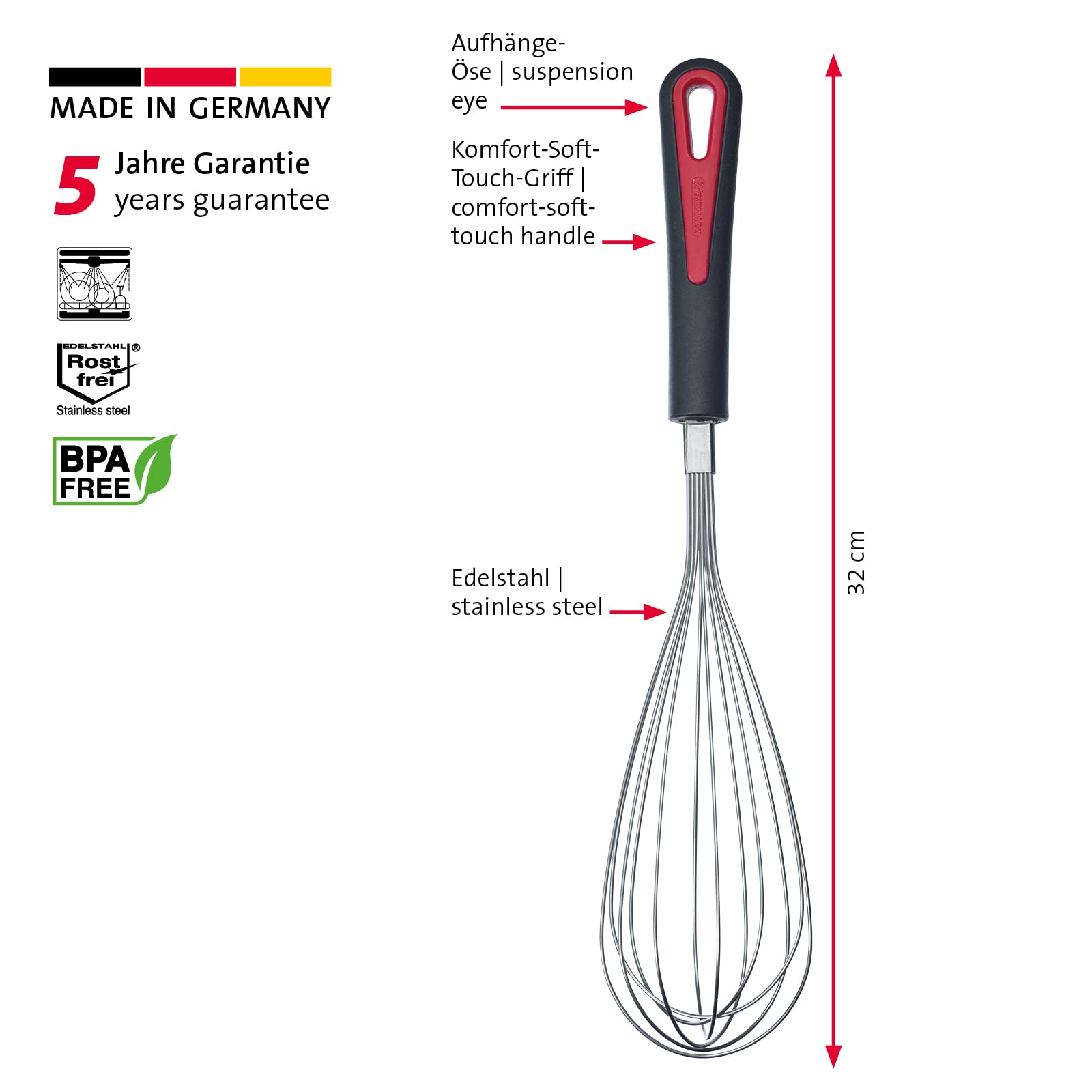 westmark-gallant-maxi-29532270-fouet-de-cuisine-32-cm-fils-acier-inoxydable-tr-s image 3
