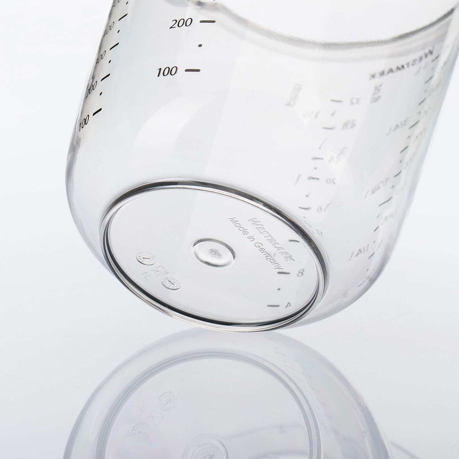 westmark-cruche-pichet-mesureur-gradu-0-5-l-avec-bec-verseur-plastique-transpare image 3