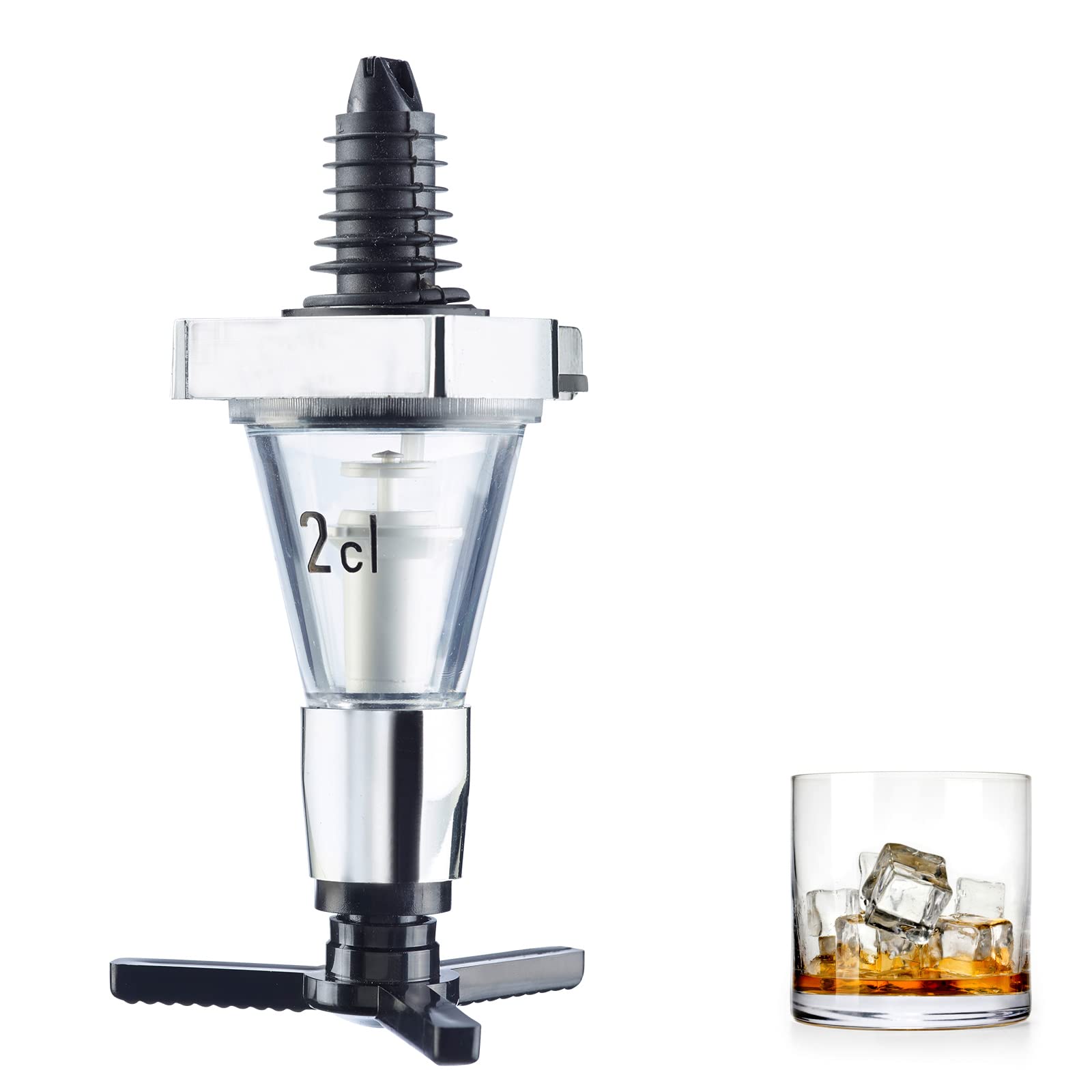 westmark-95202260-doseur-r-glable-professional-2-cl-plastique-noir-transparent-a image 2