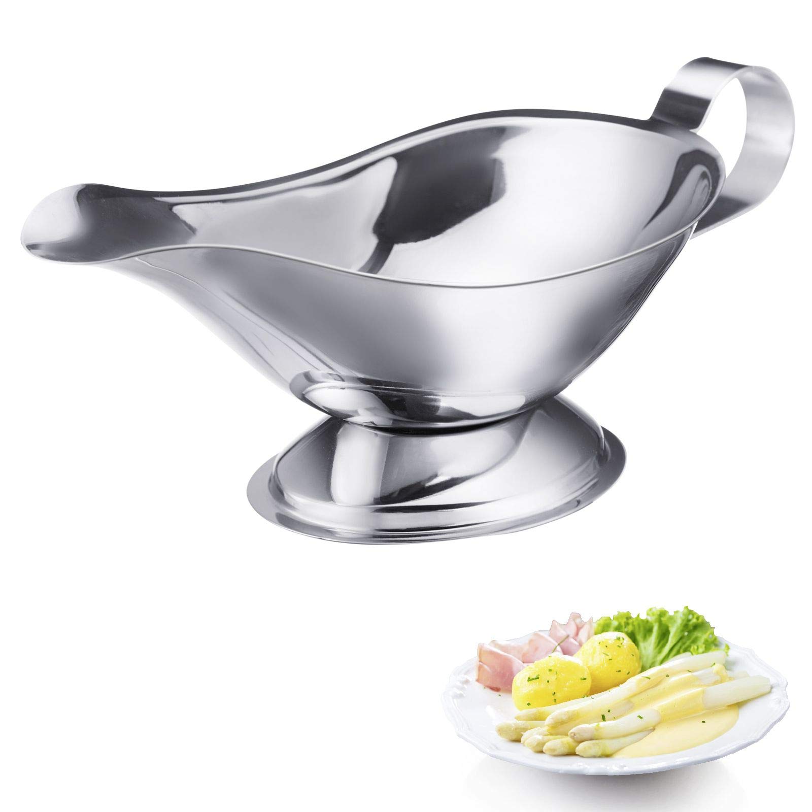westmark-62282270-sauci-re-bol-sauce-250-ml-en-acier-inoxydable-bec-anti-goutte image 2
