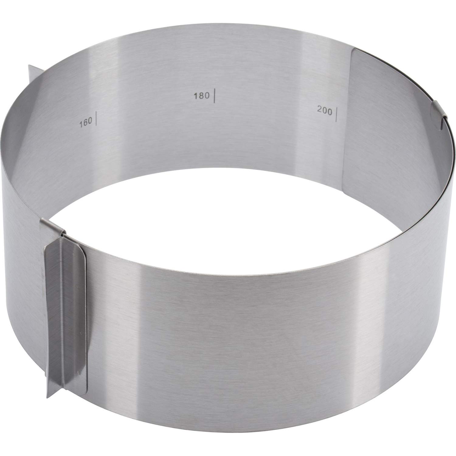 westmark-31312260-cercle-g-teau-r-glable-extra-haut-16-30-cm-acier-inoxydable-ar image 1