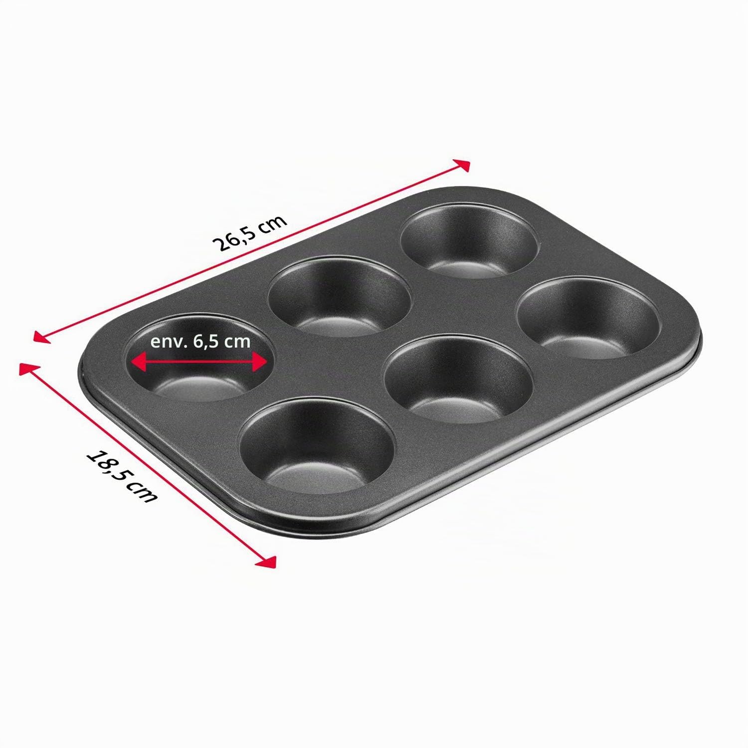 westmark-back-meister-32882270-moule-muffins-pour-6-muffins-acier-lamin-froid-an image 5