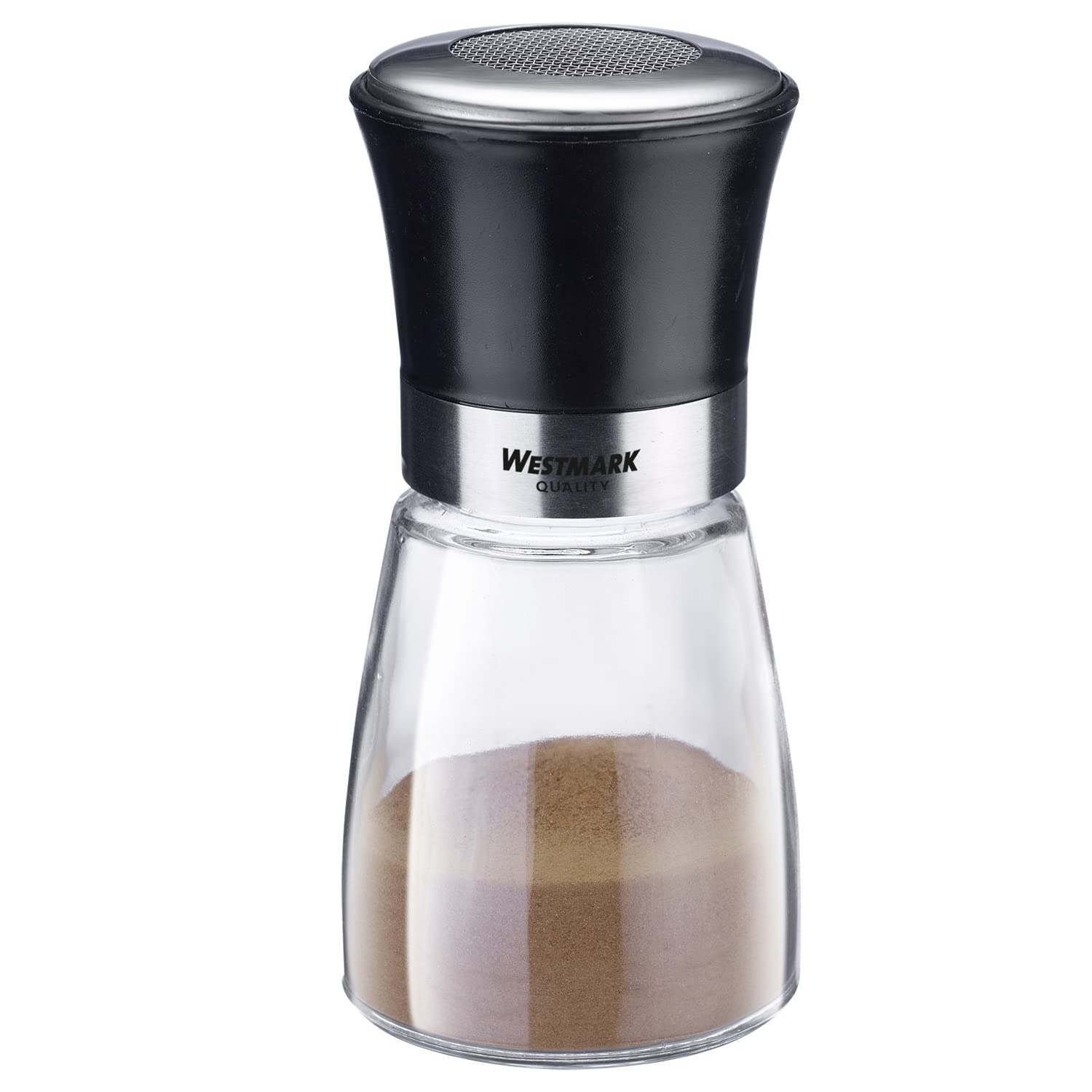 westmark-saupoudreuse-de-sucre-glace-blacky-tamis-inox-mailles-fines-couvercle-a image 5