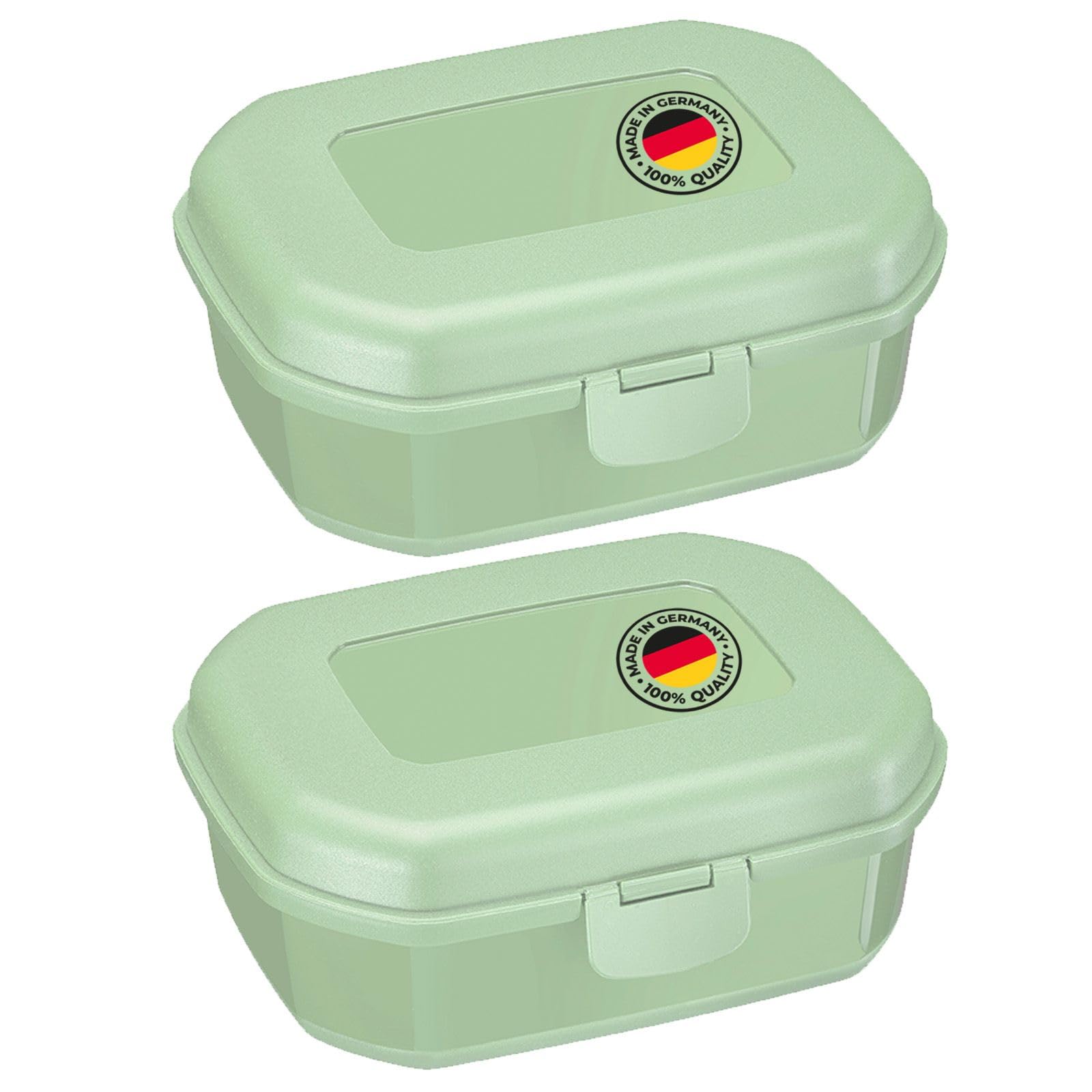 westmark-maxi-235222em-lot-de-2-bo-tes-snack-avec-fermeture-clic-hauteur-7-4-cm- image 1