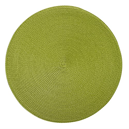 westmark-circle-01211095154-lot-de-4-sets-de-table-ronds-lavables-vert-38-cm-cot image 8