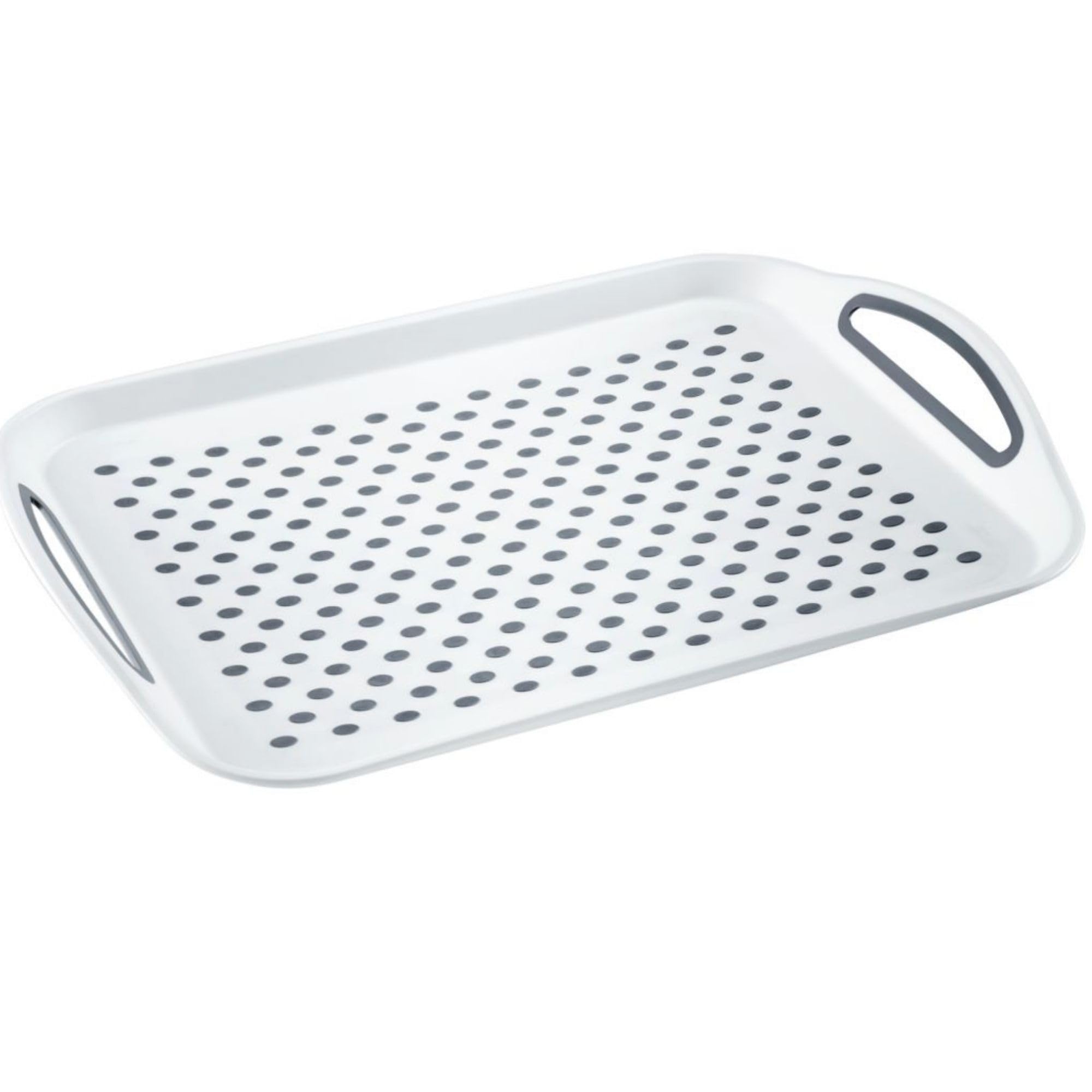 westmark-plateau-rectangulaire-antid-rapant-blanc-poign-es-caoutchout-es-pp-tpe- image 1
