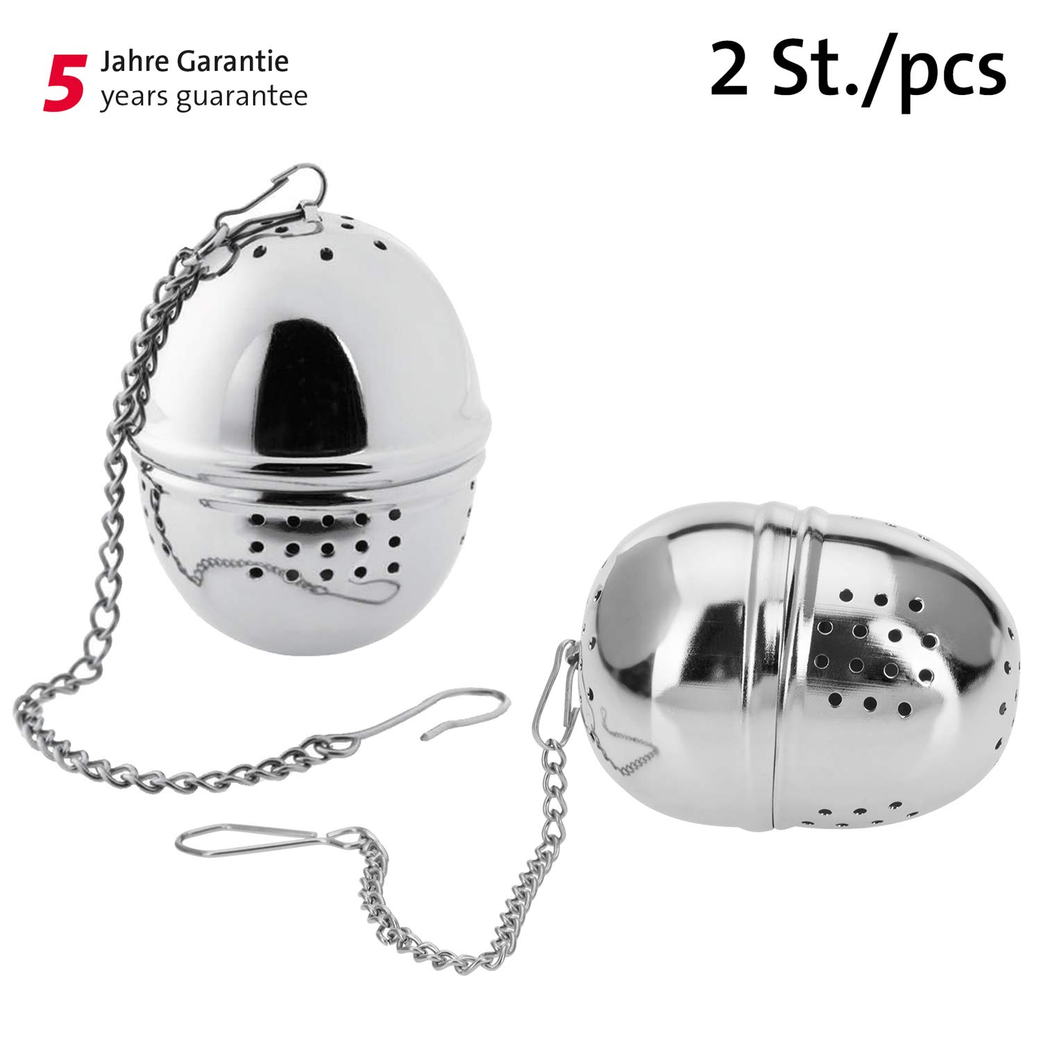 westmark-teatime-ufs-th-ovale-inox-lot-de-2-4-cm-argent-153622e3 image 2
