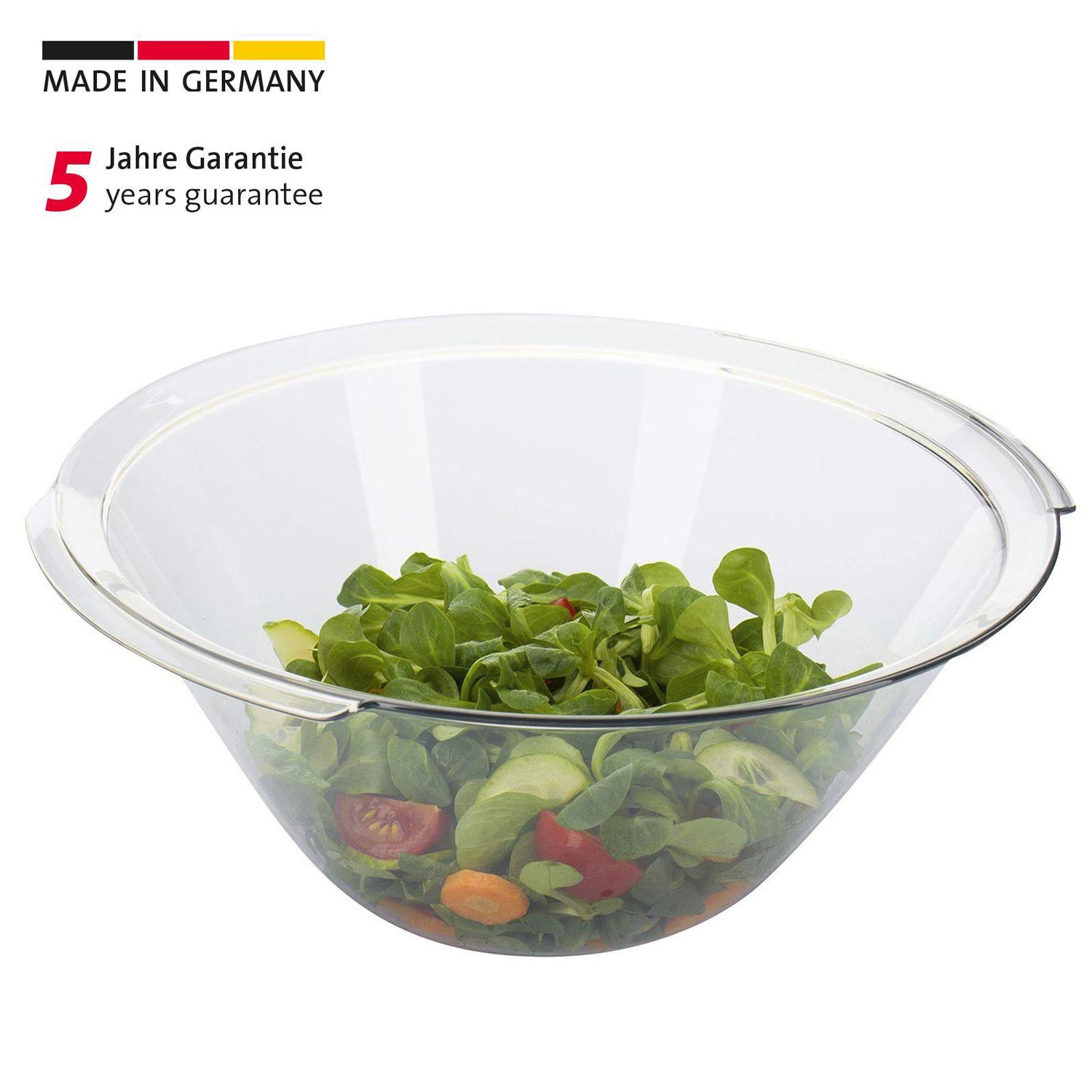 westmark-saladier-fresh-4-litres-avec-2-poign-es-diam-tre-32-cm-plastique-robust image 2