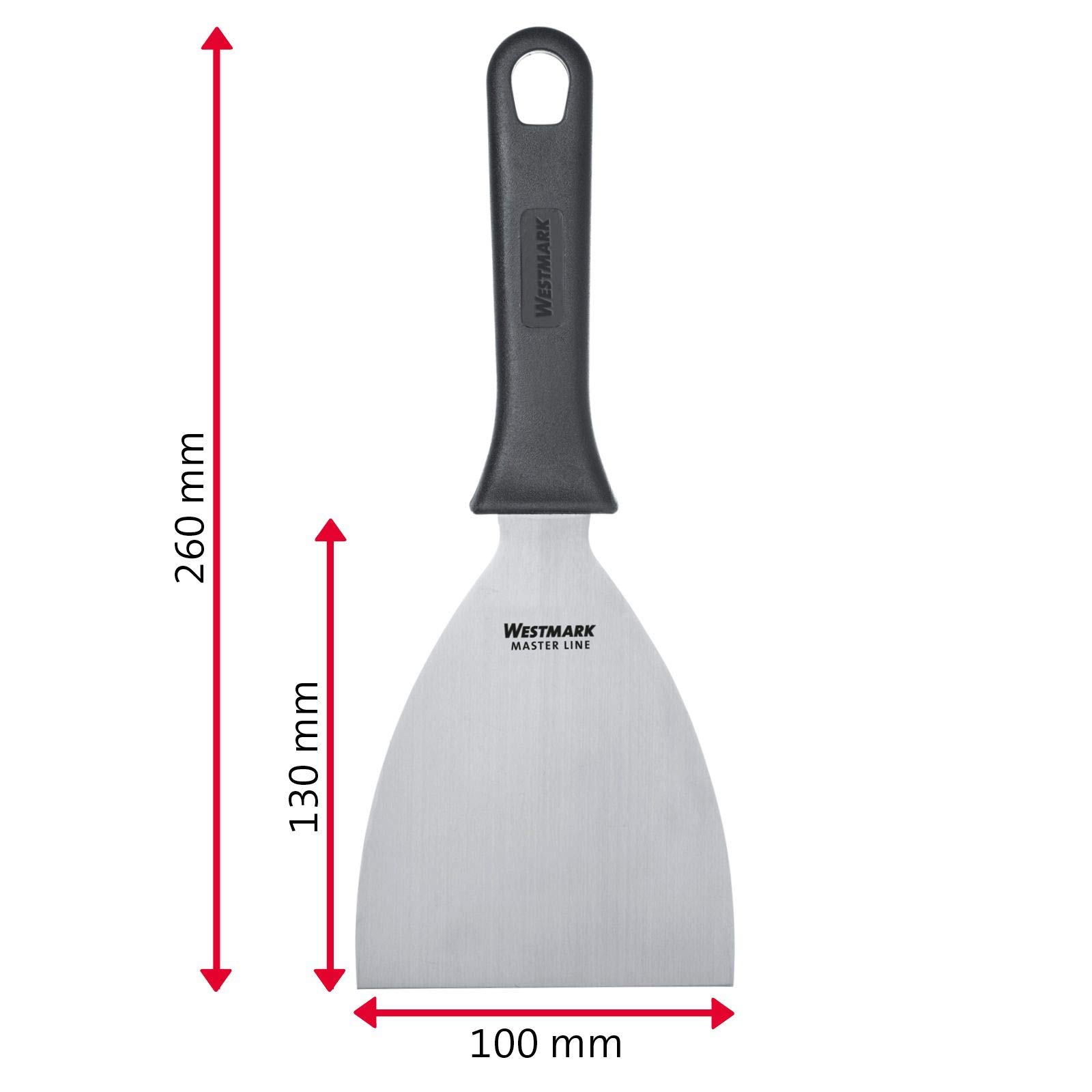 westmark-spatule-grattoir-professionnelle-master-line-13302270-coud-e-rigide-lam image 4