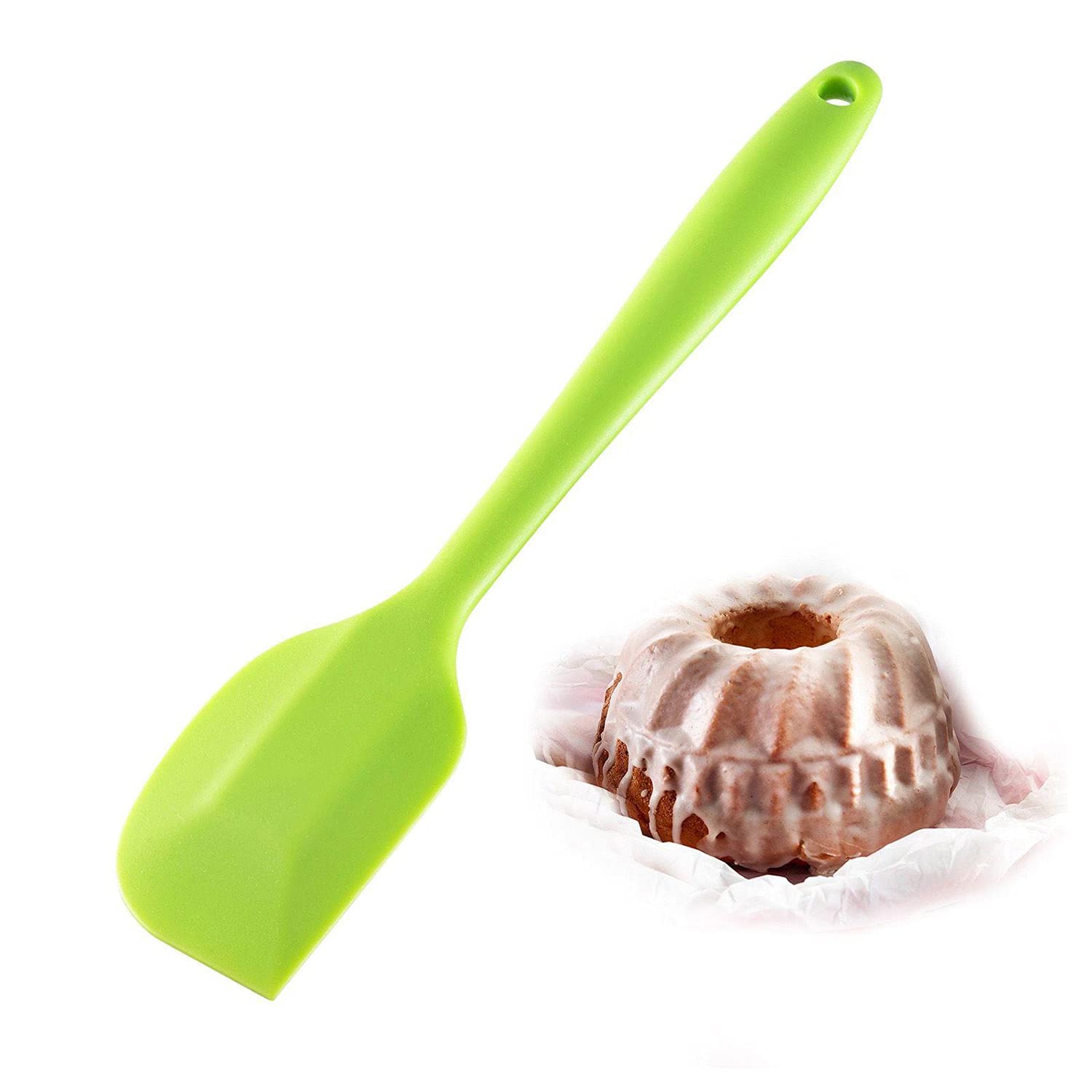 westmark-1554227g-spatule-de-cuisine-p-te-en-silicone-vert-27-7-x-5-4-x-1-6-cm image 2