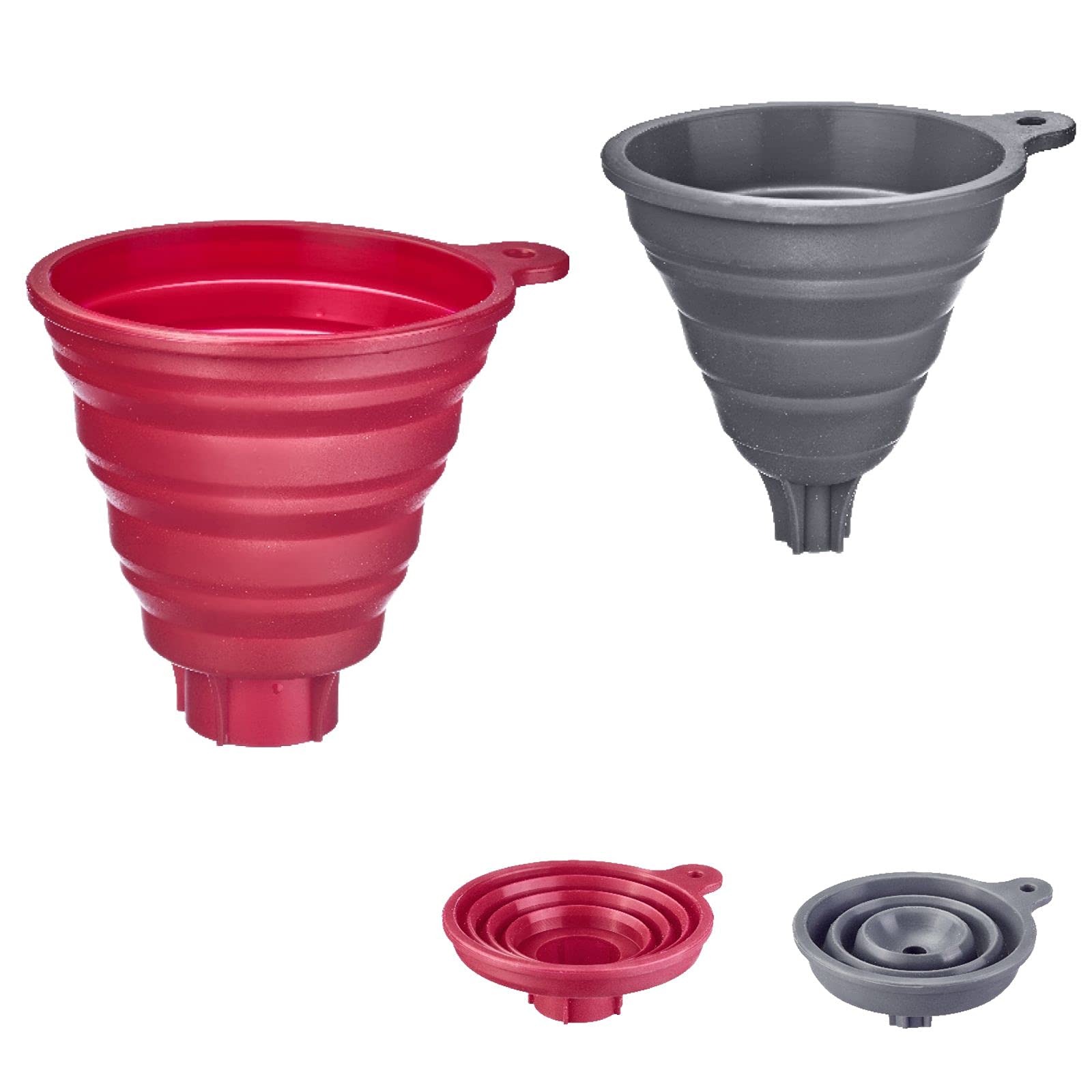 westmark-lot-d-entonnoirs-2-pi-ces-21212270-silicone-retroussable-10-et-11-cm-r- image 2