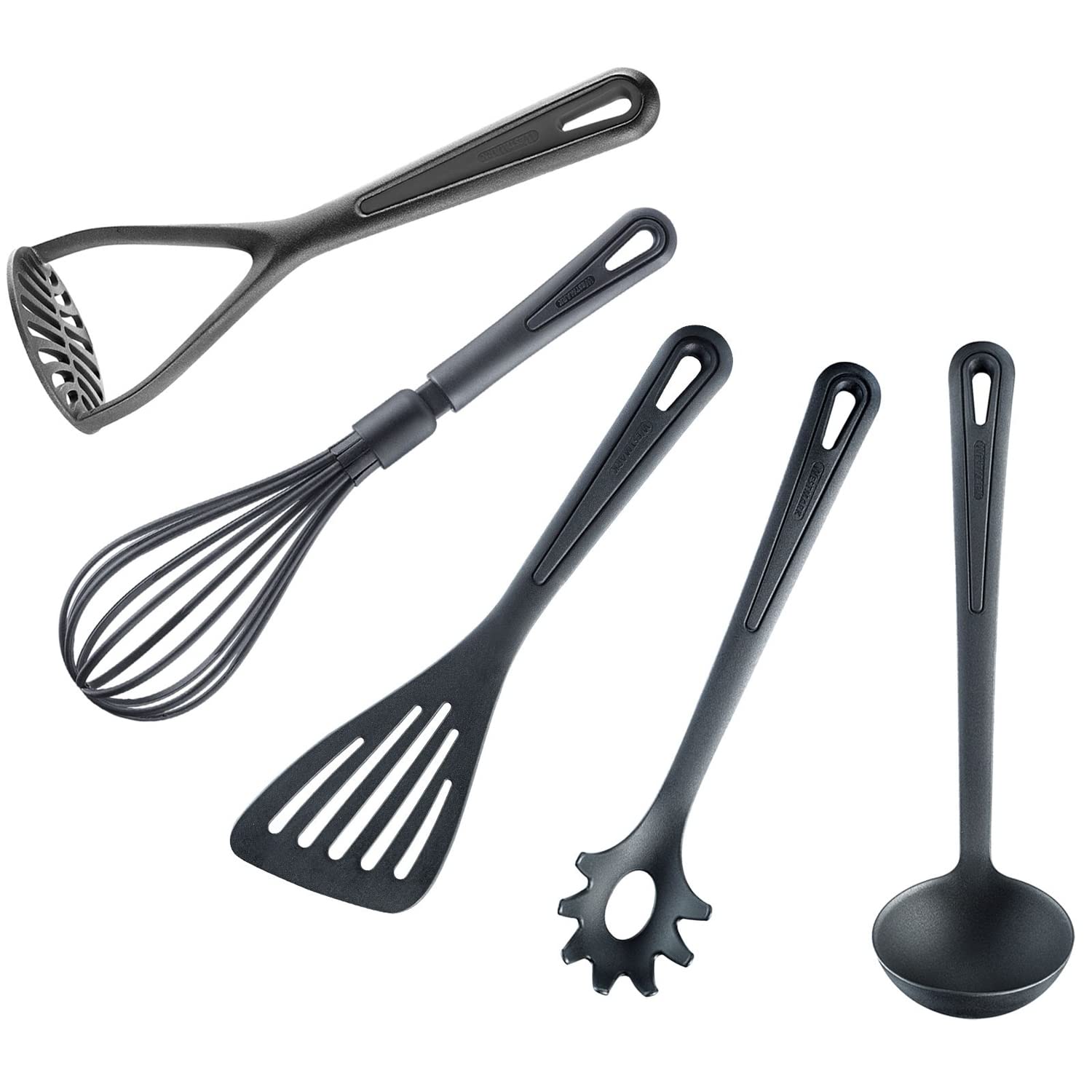 westmark-gentle-set-d-ustensiles-de-cuisine-5-pi-ces-fouet-louche-presse-pur-e-s image 1