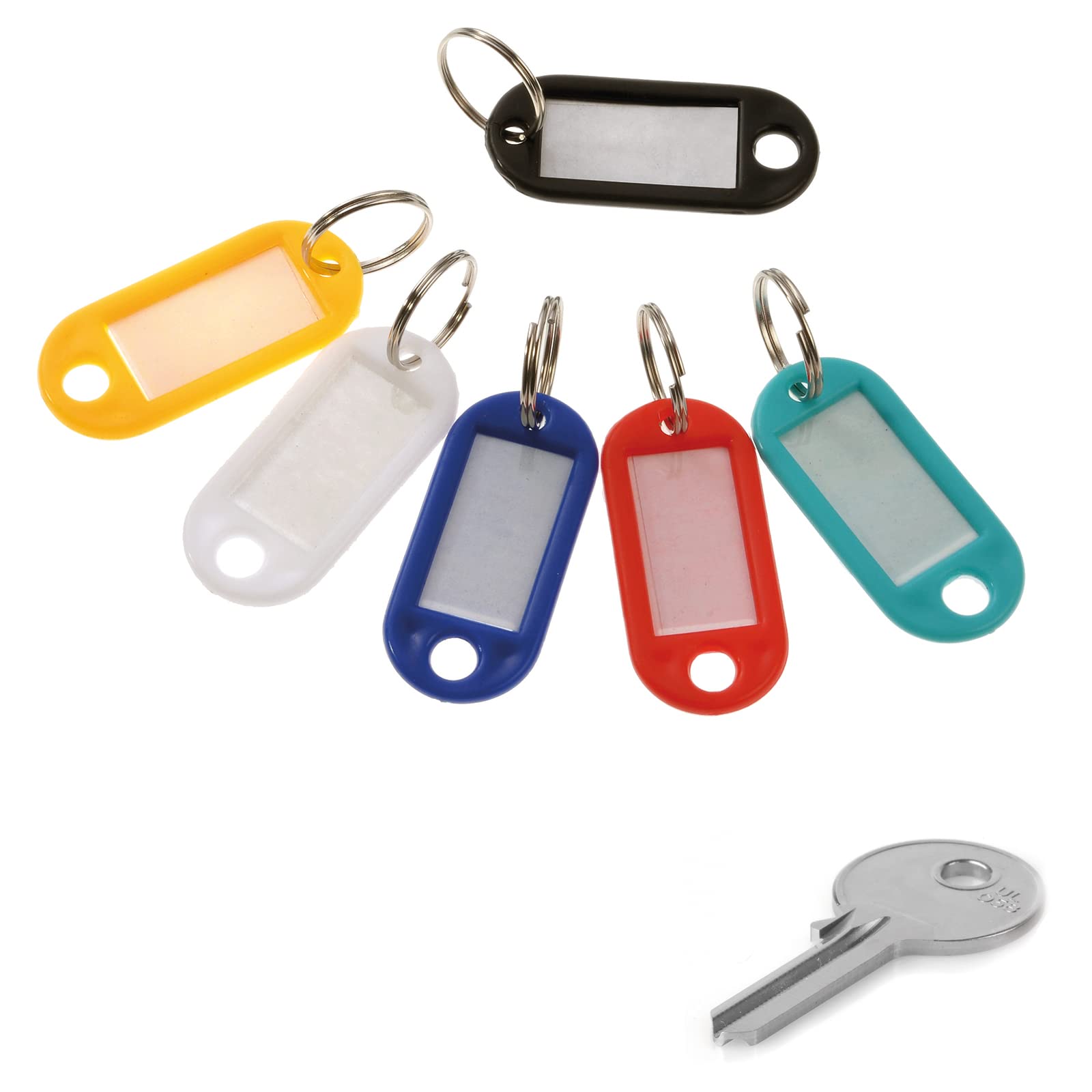 westmark-set-de-6-porte-cl-s-tiquettes-7-cm-multicolore-avec-carte-d-criture image 2