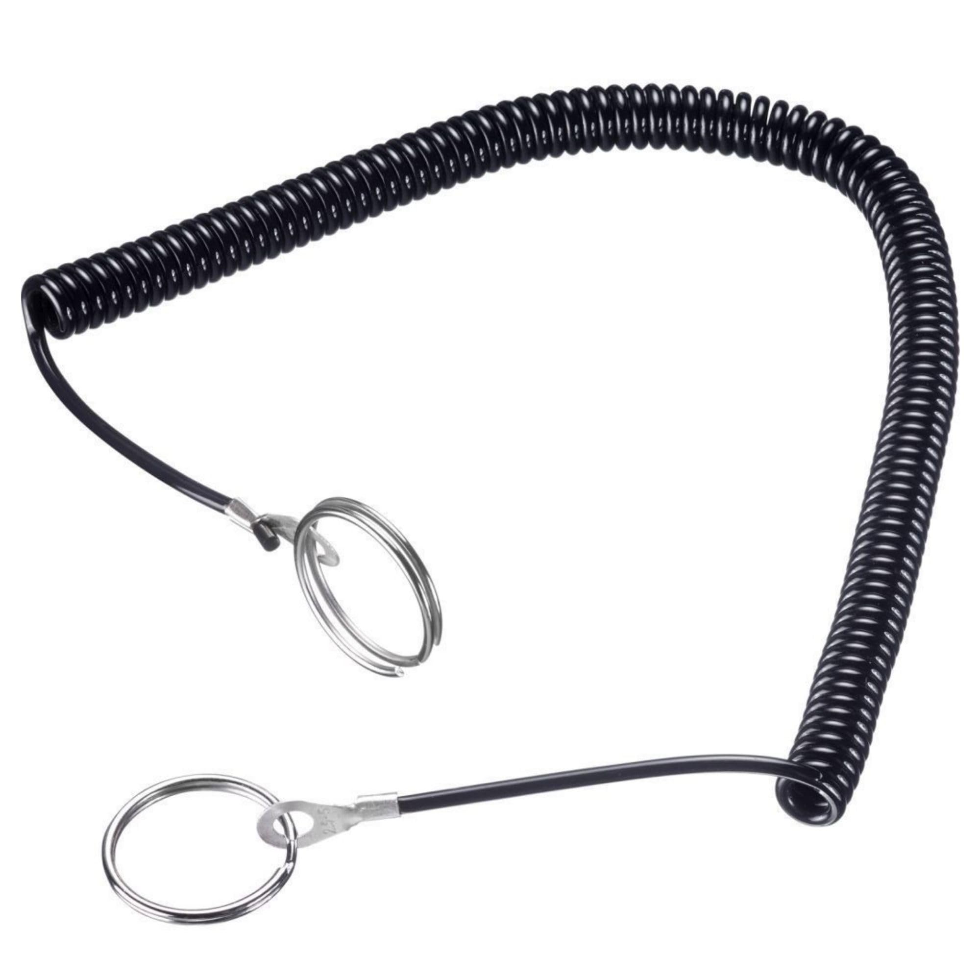 westmark-cha-ne-spirale-avec-2-anneaux-acier-25-mm-extensible-25-200-cm-pour-bou image 1