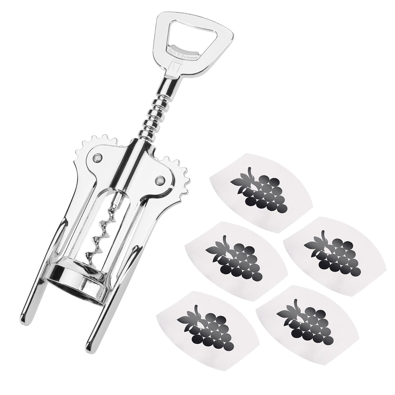 westmark-615533e6-set-tire-bouchon-6-pi-ces-tire-bouchon-levier-safety-pedro-5-b image 1