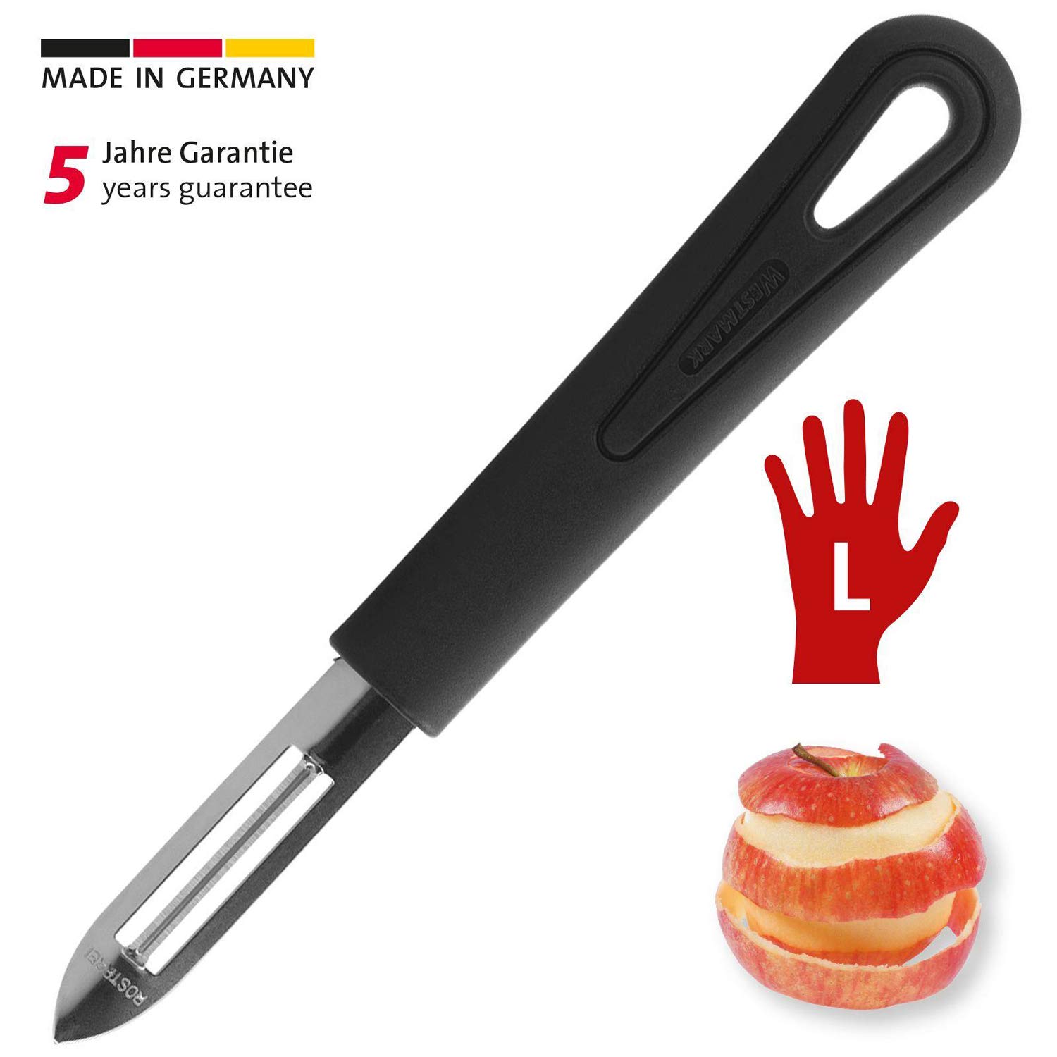 westmark-plucheur-conomique-lame-fixe-gentle-28062270-acier-inoxydable-droitiers image 2