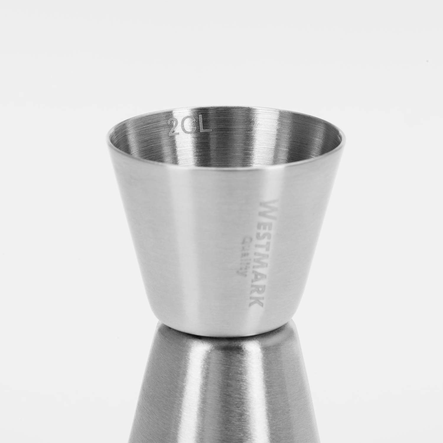 westmark-62772260-jigger-doseur-cocktails-2-4-cl-en-acier-inoxydable-forme-sabli image 4