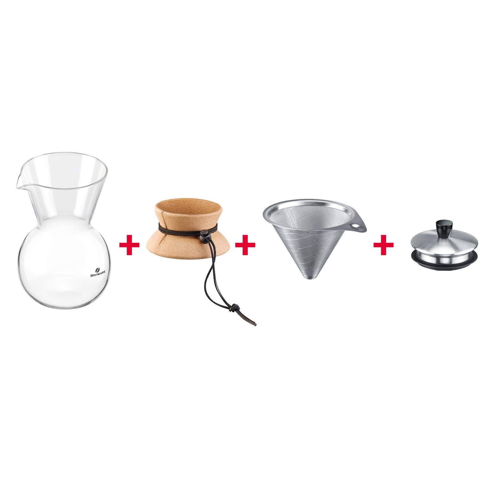 westmark-brasilia-24592260-cafeti-re-filtre-500-ml-avec-filtre-et-couvercle-en-a image 2