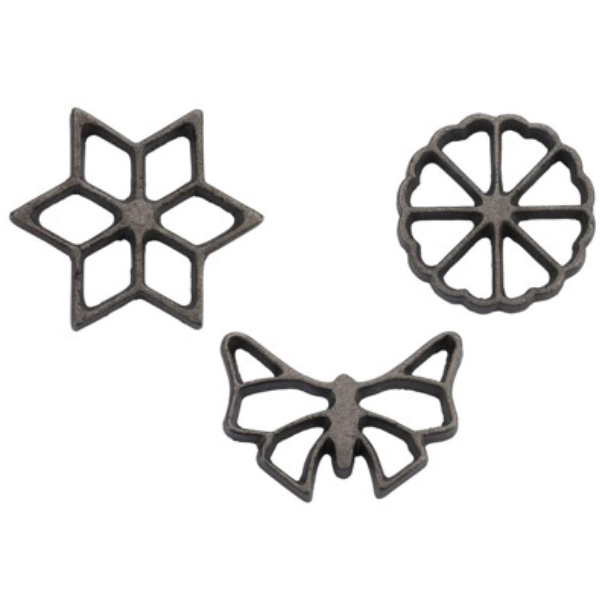 westmark-moules-gaufres-3-motifs-toile-papillon-fleur-avec-livre-de-recettes-aci image 2