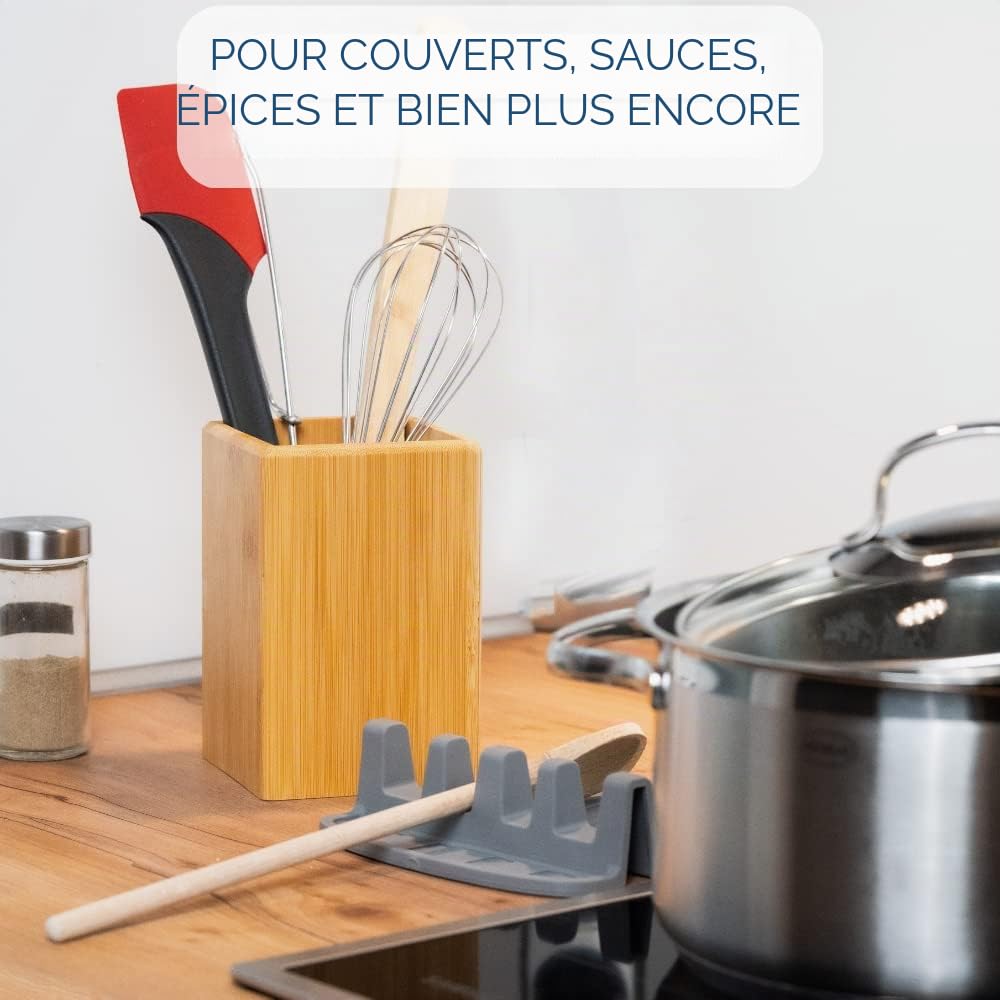 westmark-tapas-friends-69862270-porte-ustensiles-organisateur-de-cuisine-carr-en image 6