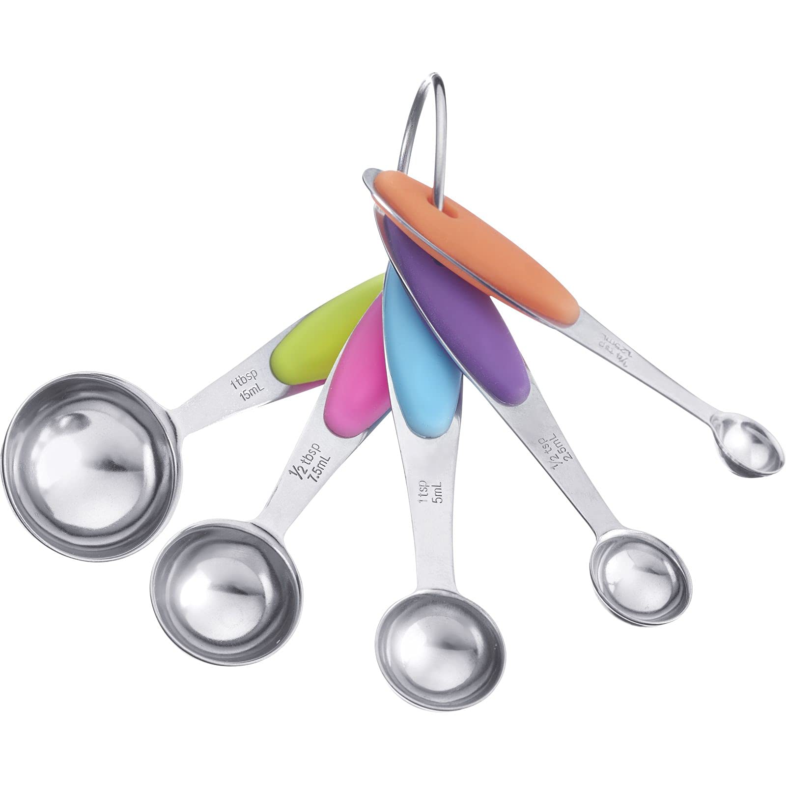 westmark-pendolino-30602270-set-de-5-cuill-res-doseuses-en-acier-inoxydable-arge image 1