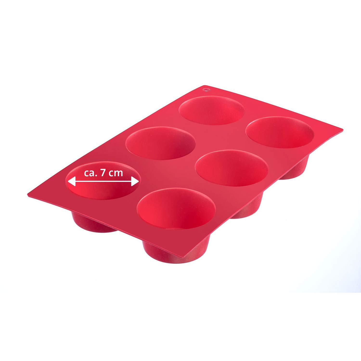 westmark-30152270-moule-muffins-silicone-6-cavit-s-rouge-29-3-x-17-5-x-3-9-cm image 7