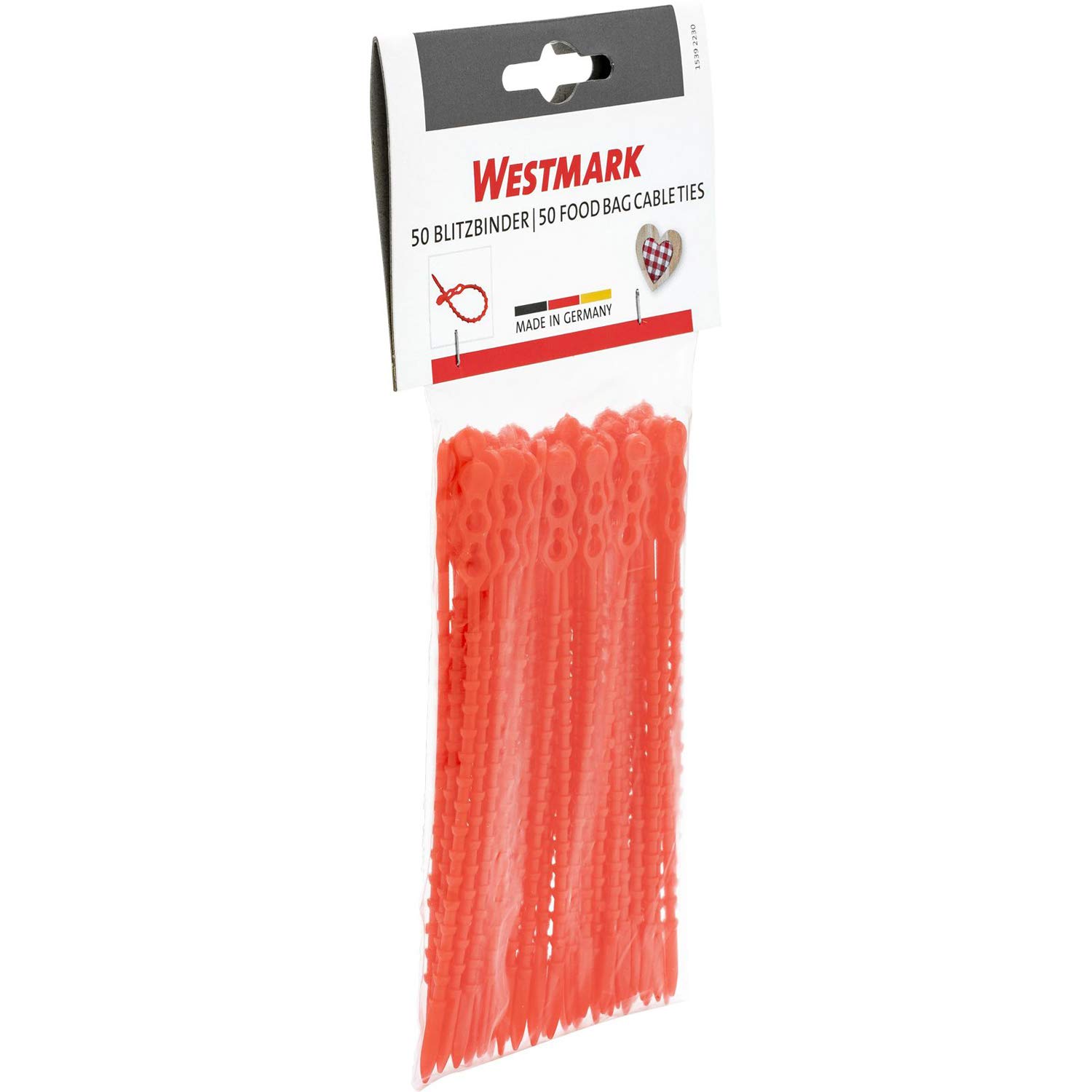 westmark-attaches-rapides-r-utilisables-50-pi-ces-12-cm-plastique-pe-rouge-ficel image 6