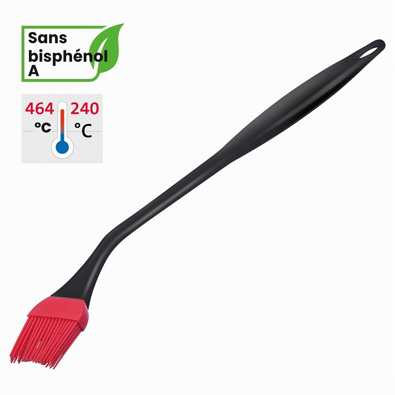 westmark-15452270-pinceau-r-tir-en-silicone-rouge-noir-avec-t-te-amovible-et-man image 6