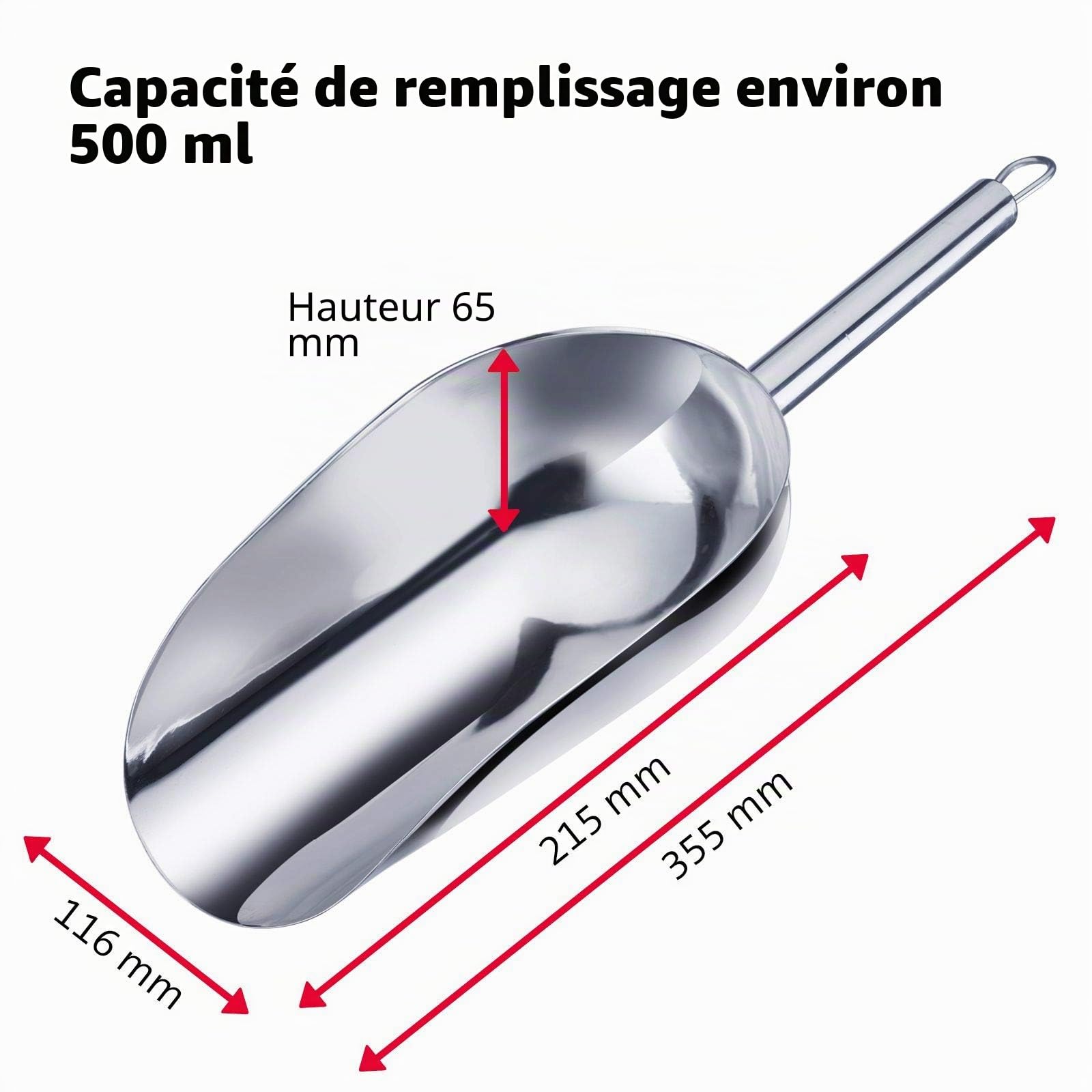 westmark-pelle-de-boulangerie-halia-500-ml-acier-inoxydable-18-8-pesage-et-rempl image 5