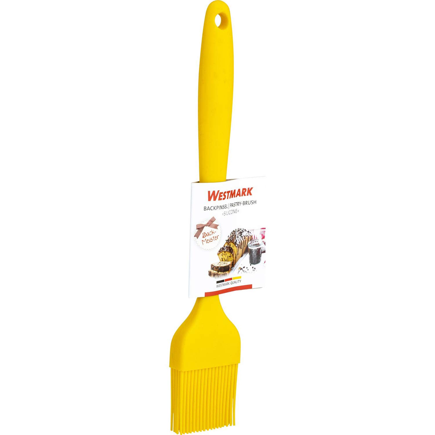 westmark-1556227y-pinceau-badigeonner-et-p-tisserie-silicone-jaune-26-cm-sans-pe image 6