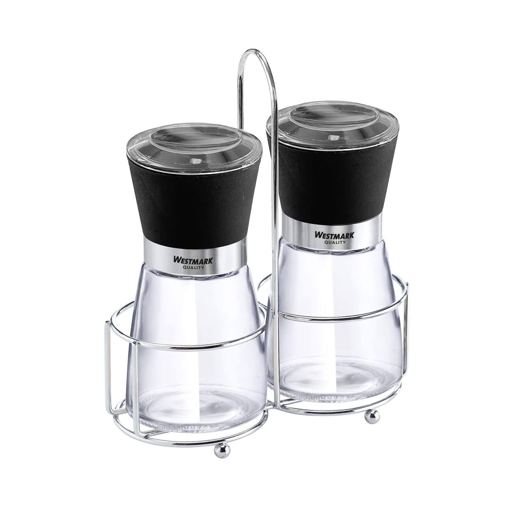 westmark-blacky-63572260-moulin-pices-3-pi-ces-duo-moulins-poivre-et-sel-190-ml- image 1