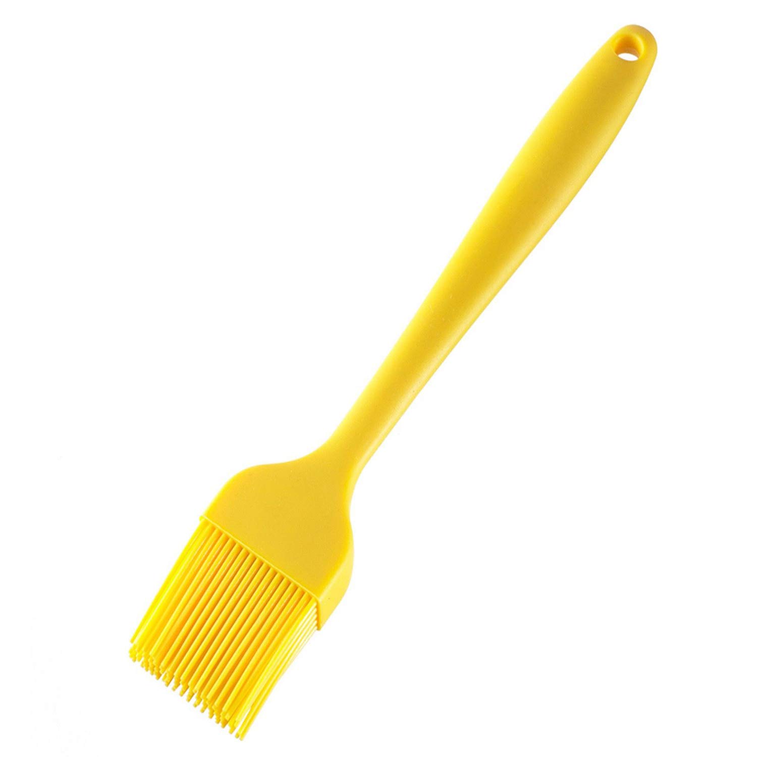 westmark-1556227y-pinceau-badigeonner-et-p-tisserie-silicone-jaune-26-cm-sans-pe image 2